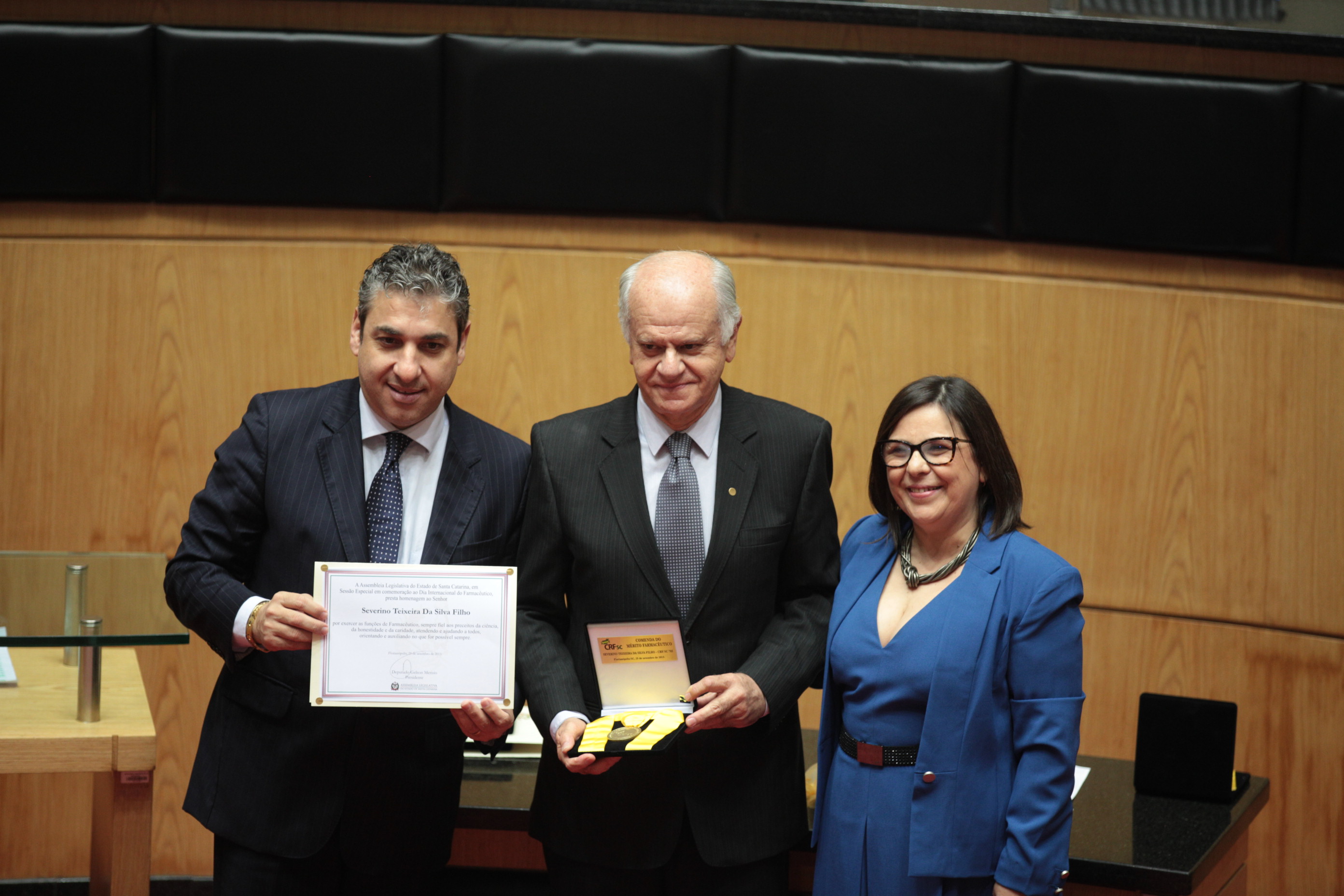 Homenagem ao Dia Internacional do Farmacêutico - Severino Teixeira da Silva Filho