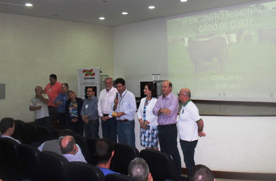 Encontro sobre gado de corte foi realizado nesta sexta-feira (25), em Cocal do Sul. FOTO: Divulgação