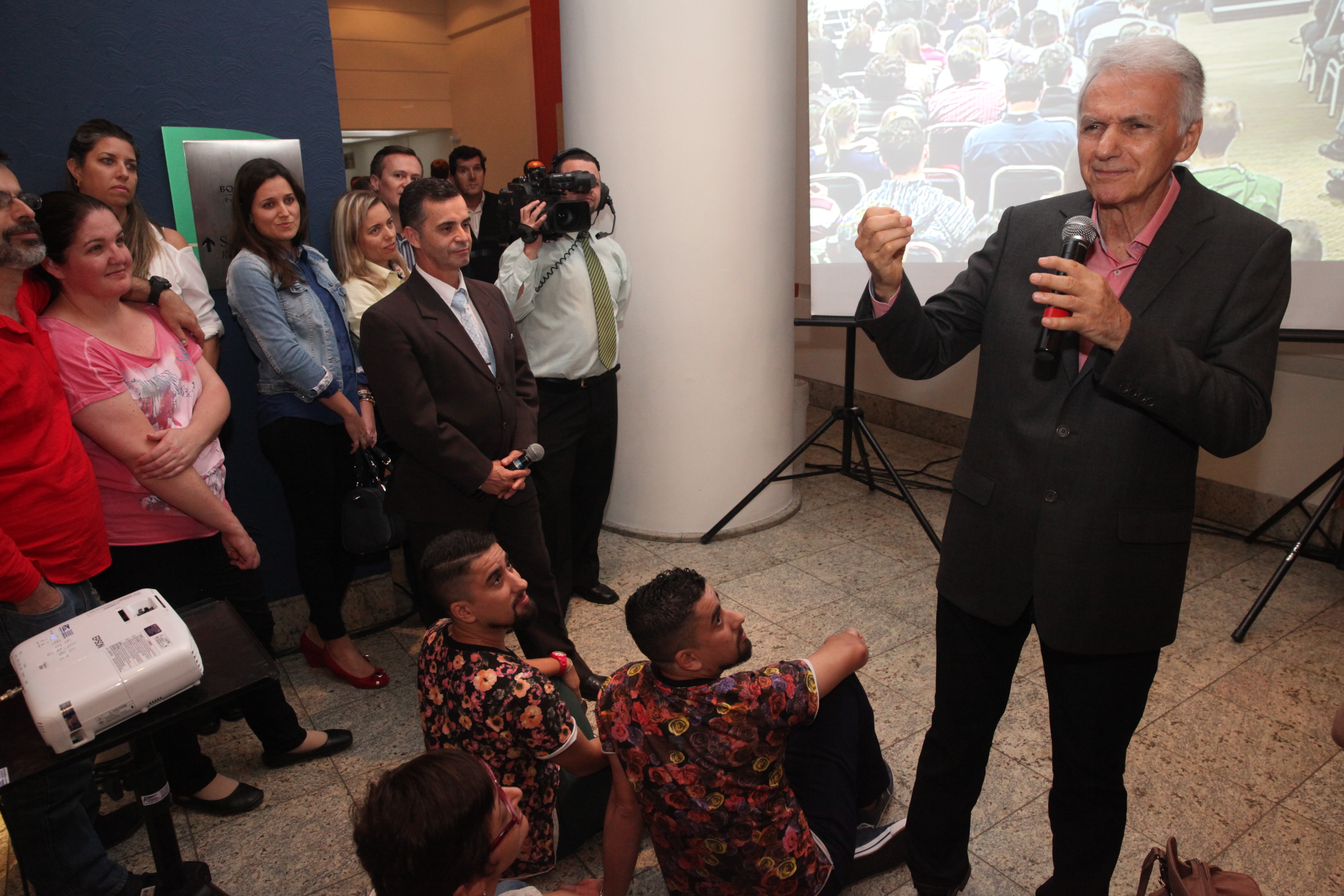 Palestra Nuno Cobra em Joinville. Foto: Fábio Queiroz / Agência AL
