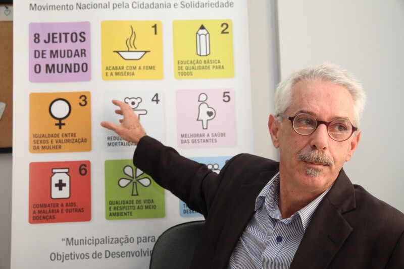 Odilon Luís Faccio, secretário Executivo Adjunto do Movimento pela Cidadania e Solidariedade - Nós Podemos. FOTO: Fábio Queiroz/Agência AL