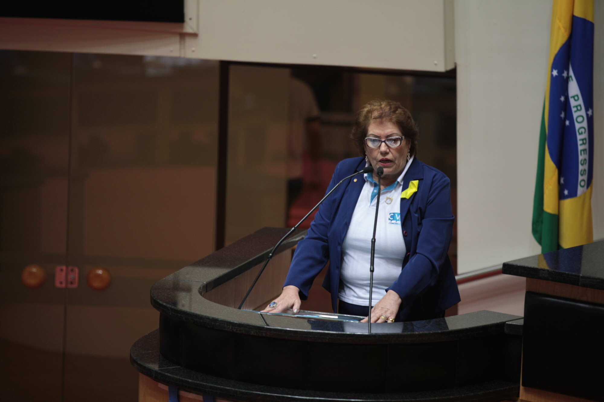Naura Schreiber, voluntária do CVV de Blumenau
