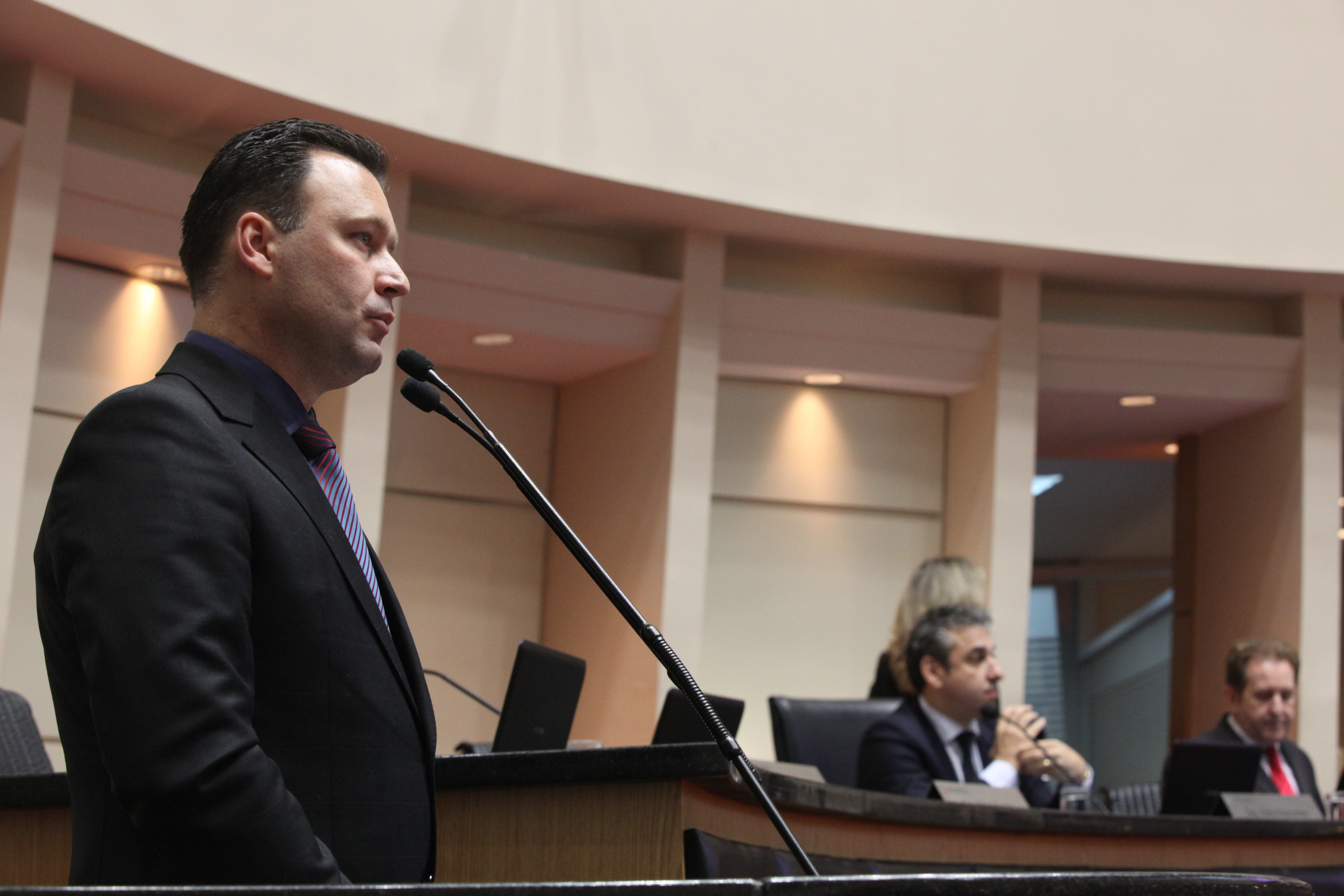 Sessão Ordinária da Assembleia Legislativa do Estado de Santa Catarina. Deputado Julio Ronconi (PSB) - Foto: Eduardo Guedes de Oliveira/Agência AL
