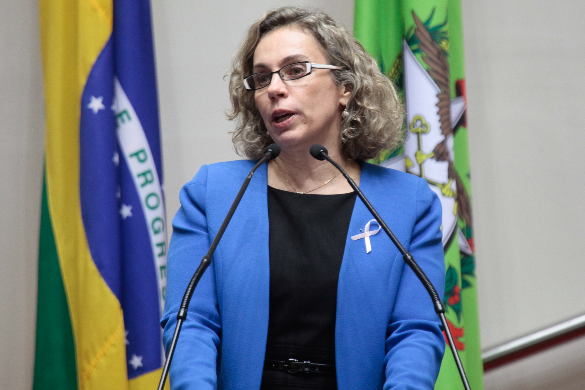 Sessão Ordinária da Assembleia Legislativa do Estado de Santa Catarina. Deputada Ana Paula Lima (PT)  - Fotos: Miriam Zomer/Agência AL