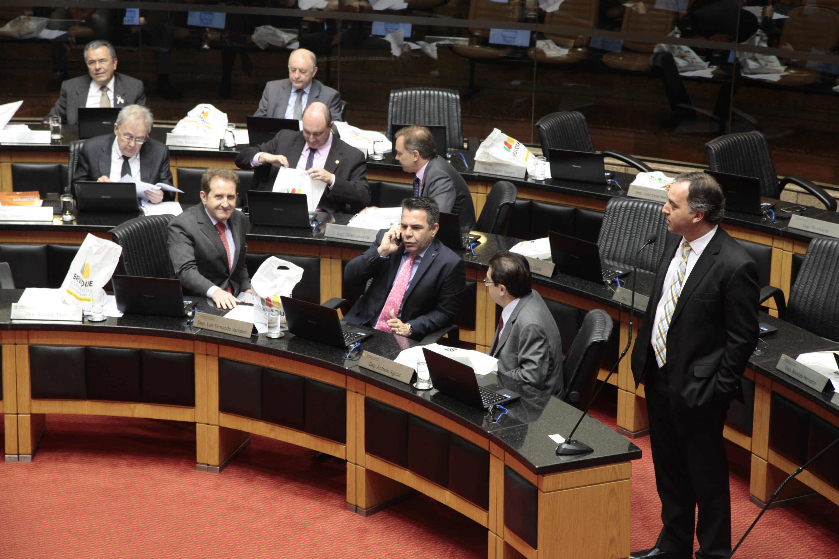 Sessão Ordinária da Assembleia Legislativa do Estado de Santa Catarina. Fotos: Miriam Zomer/Agência AL