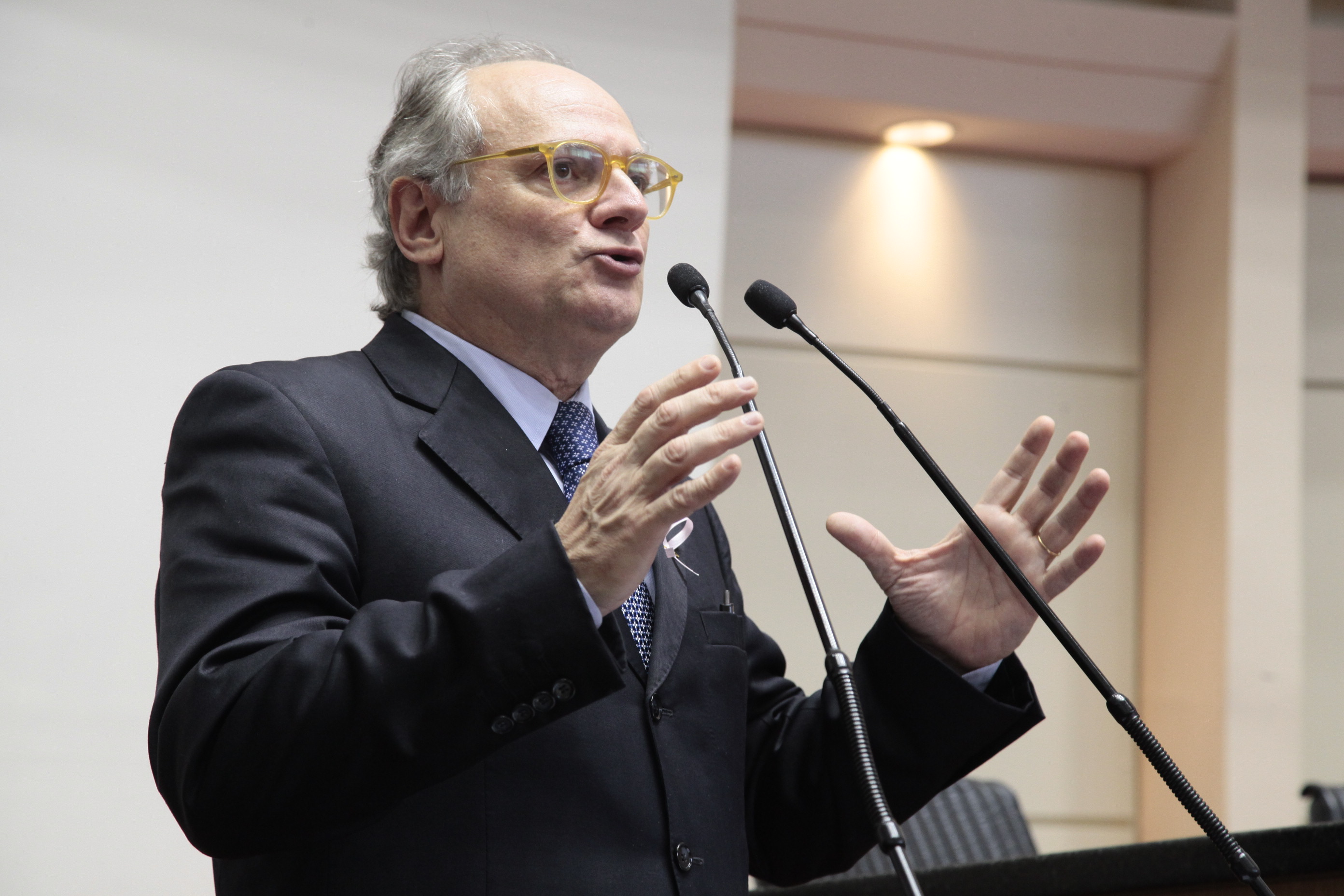 Sessão Ordinária da Assembleia Legislativa do Estado de Santa Catarina. Deputado Vicente Caropreso (PSDB) - Fotos: Miriam Zomer/Agência AL