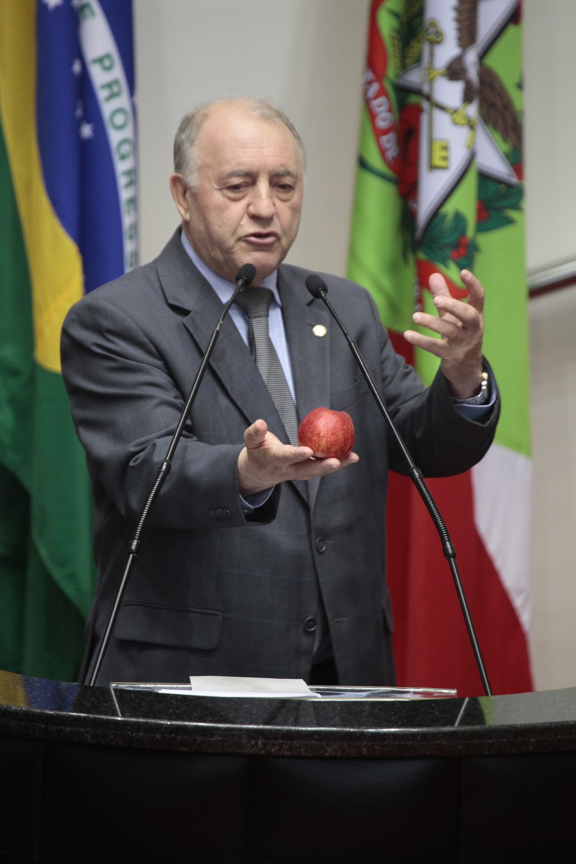 Sessão Ordinária da Assembleia Legislativa do Estado de Santa Catarina. Deputado Natalino Lázare (PR) - Fotos: Miriam Zomer/Agência AL