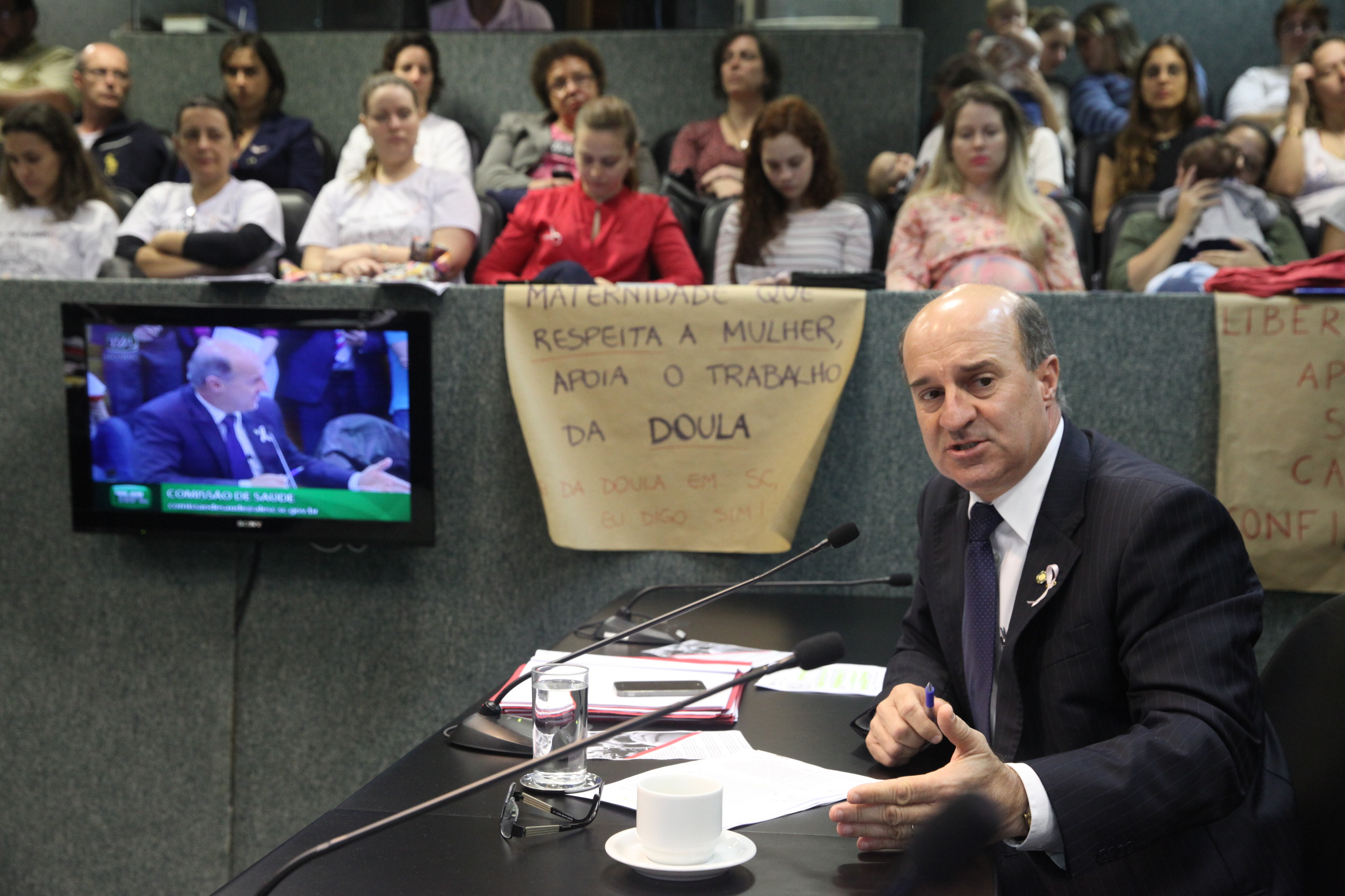 Reunião da Comissão de Saúde. Foto: Fábio Queiroz / Agência AL