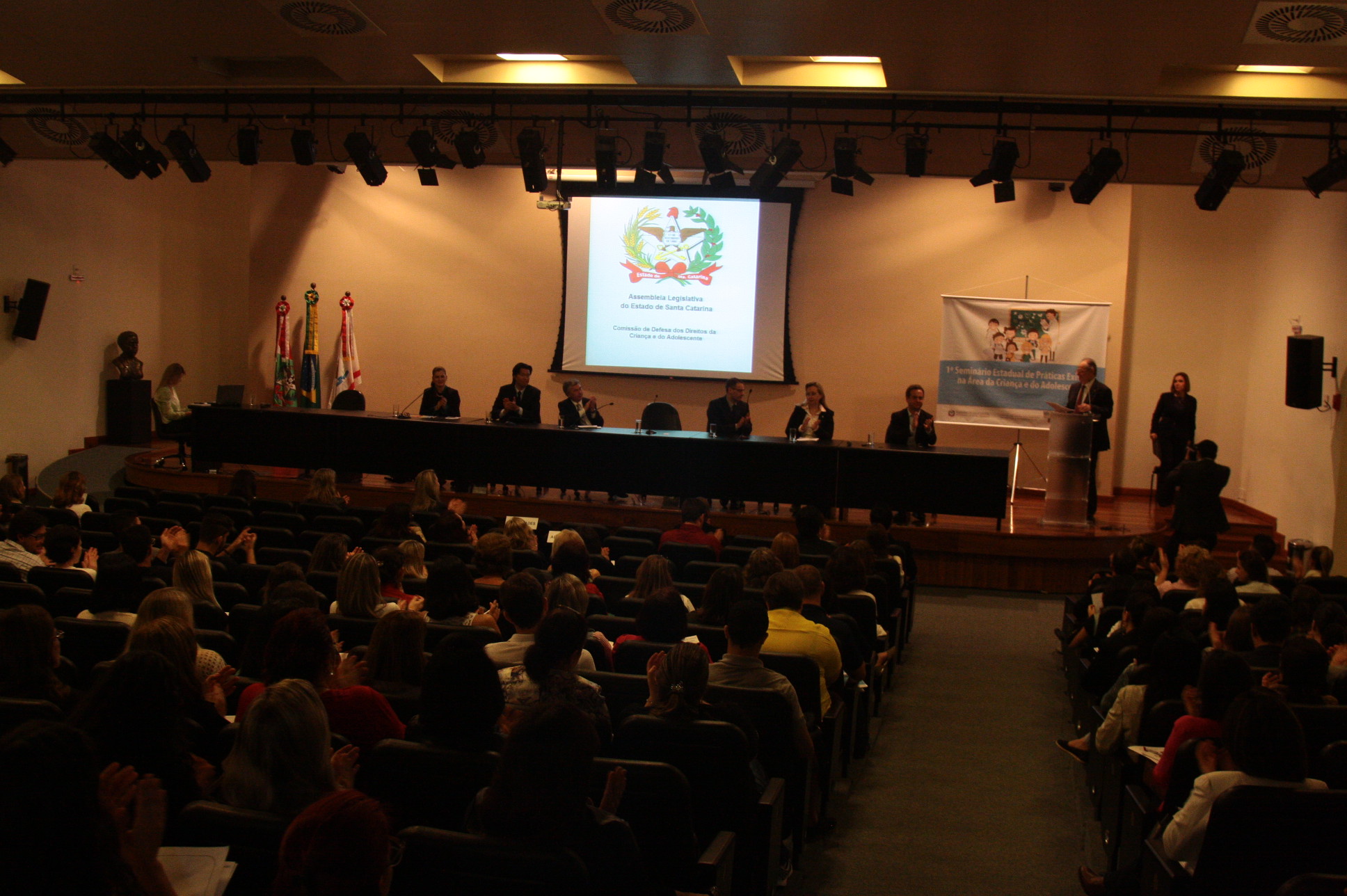 Seminário Estadual Práticas Positivas Criança e Adolescente. Foto: Yuri Santos / Agência AL