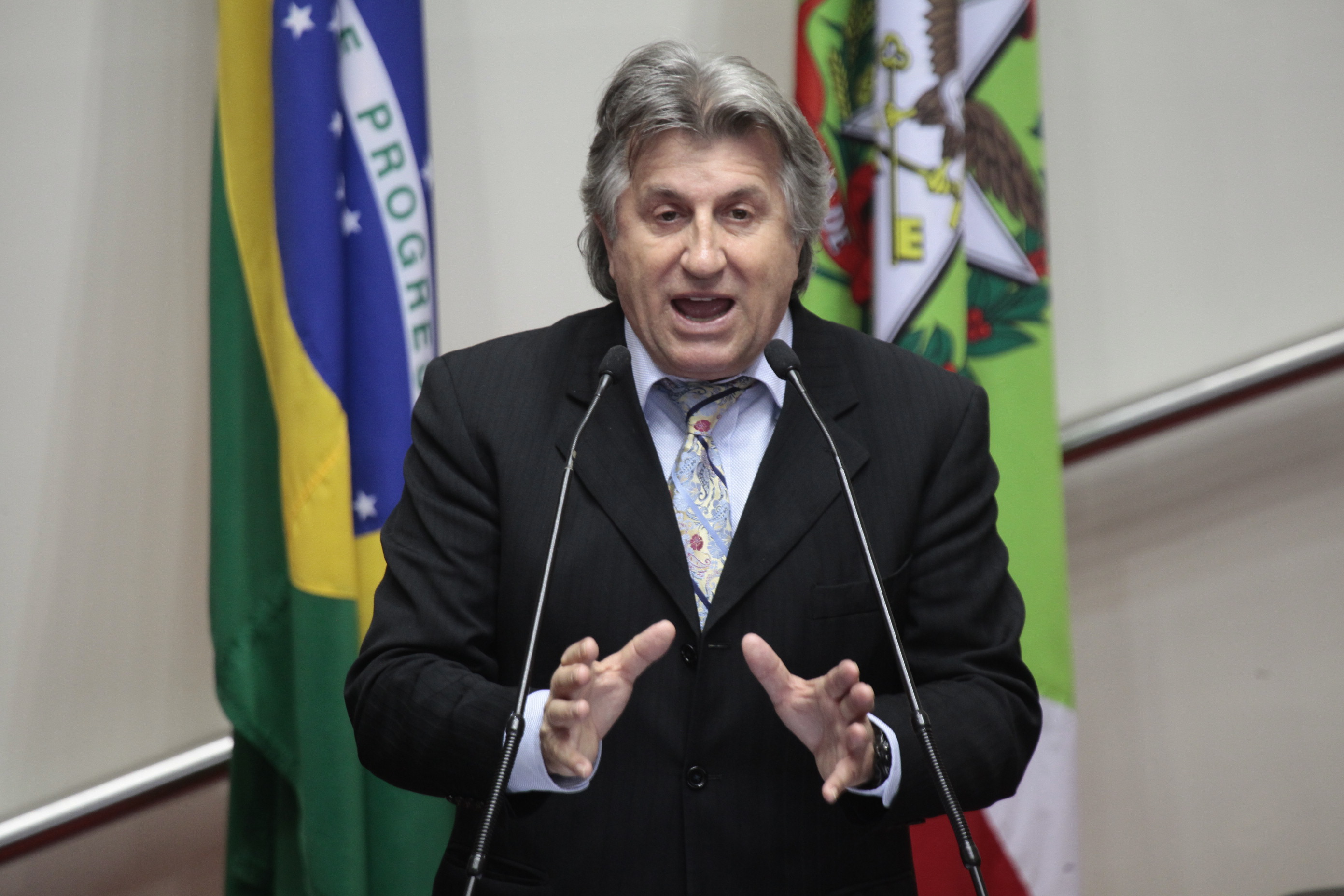 Sessão Ordinária da Assembleia Legislativa do Estado de Santa Catarina. Deputado Leonel Pavan (PSDB) -  Foto: Miriam Zomer/Agência AL