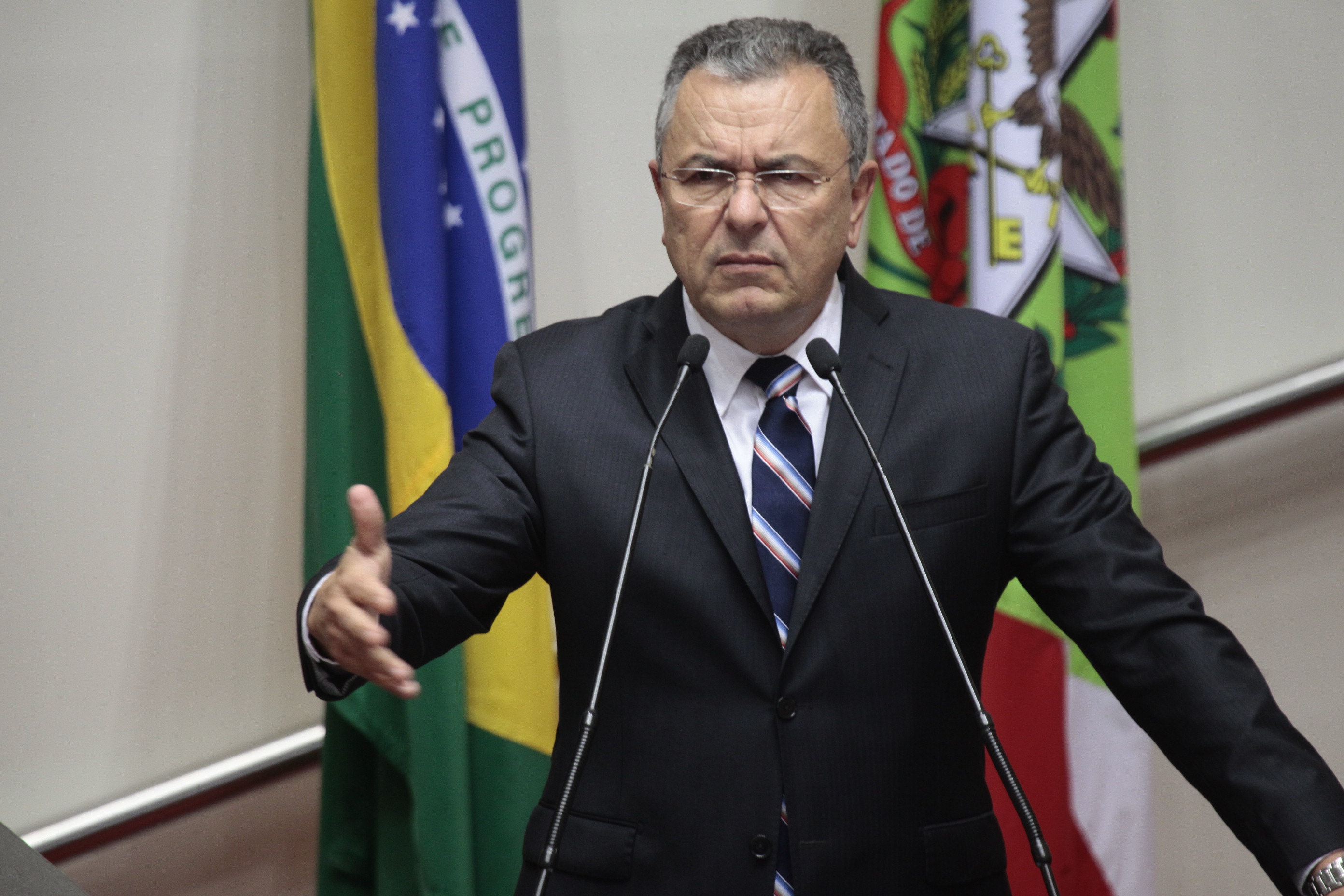 Sessão Ordinária da Assembleia Legislativa do Estado de Santa Catarina. Deputado Dalmo Claro (PMDB) - Foto: Miriam Zomer/Agência AL