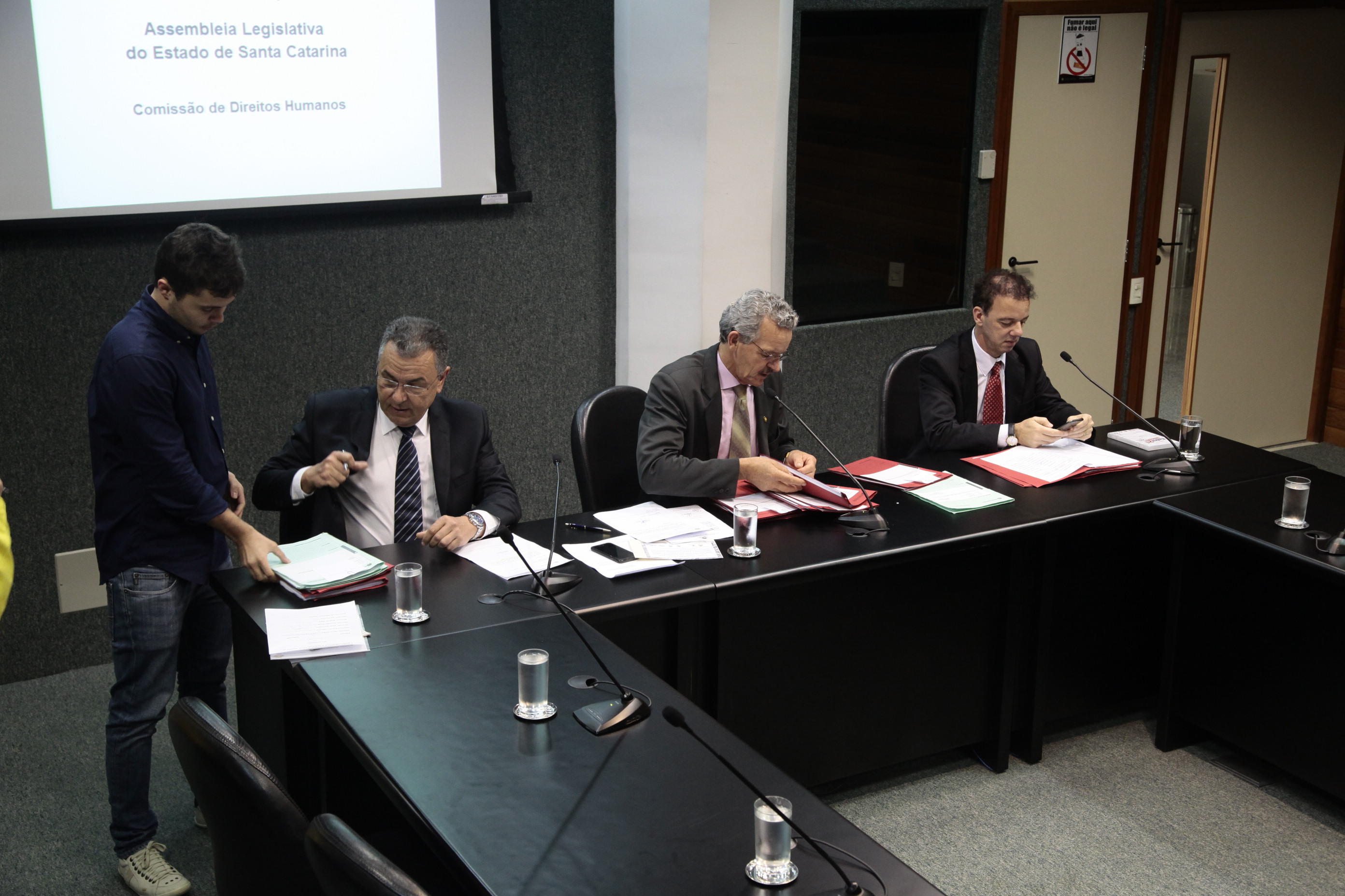 Reunião Ordinária da Comissão de Direitos Humanos. Foto: Miriam Zomer/Agência AL