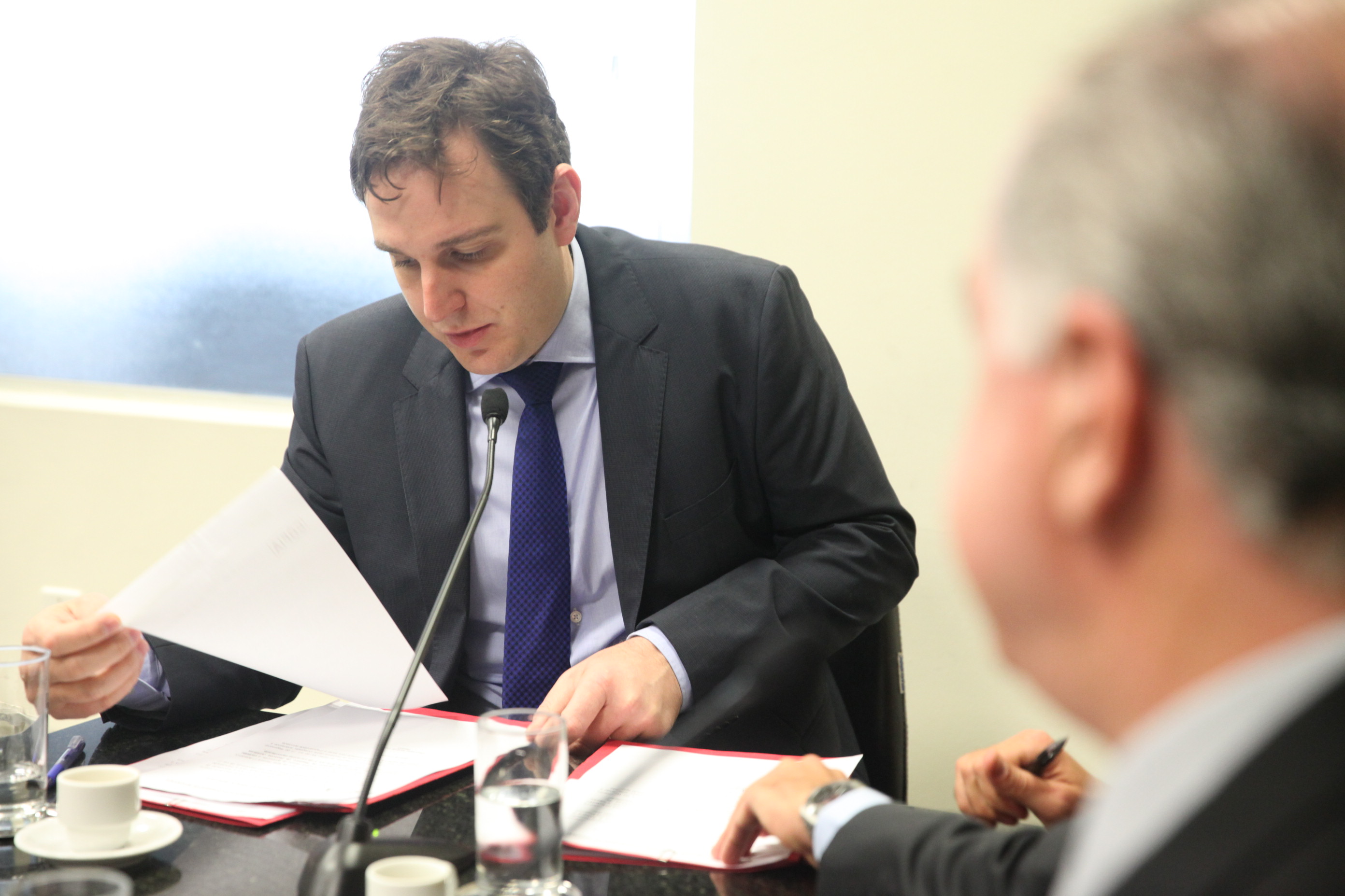 Deputado Ricardo Guidi (PPS). Comissão de Segurança Pública. Foto: Fábio Queiroz / Agência AL
