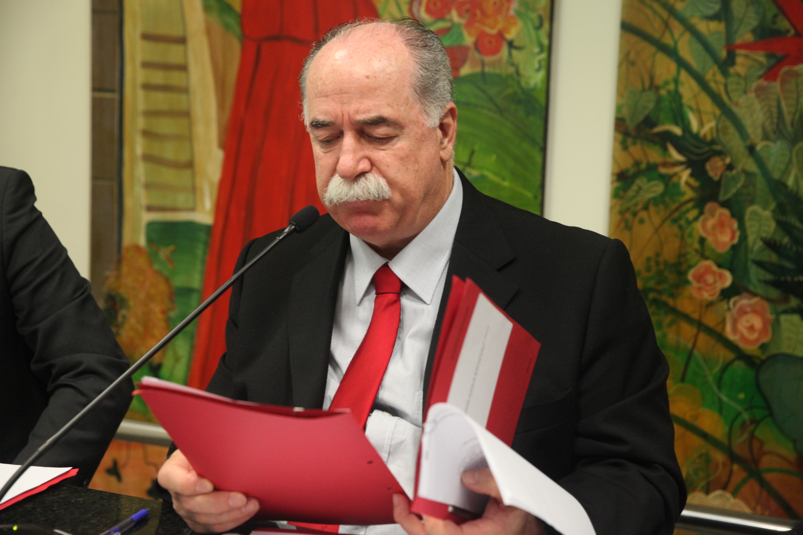 Deputado Romildo Titon (PMDB). Comissão de Segurança Pública. Foto: Fábio Queiroz / Agência AL