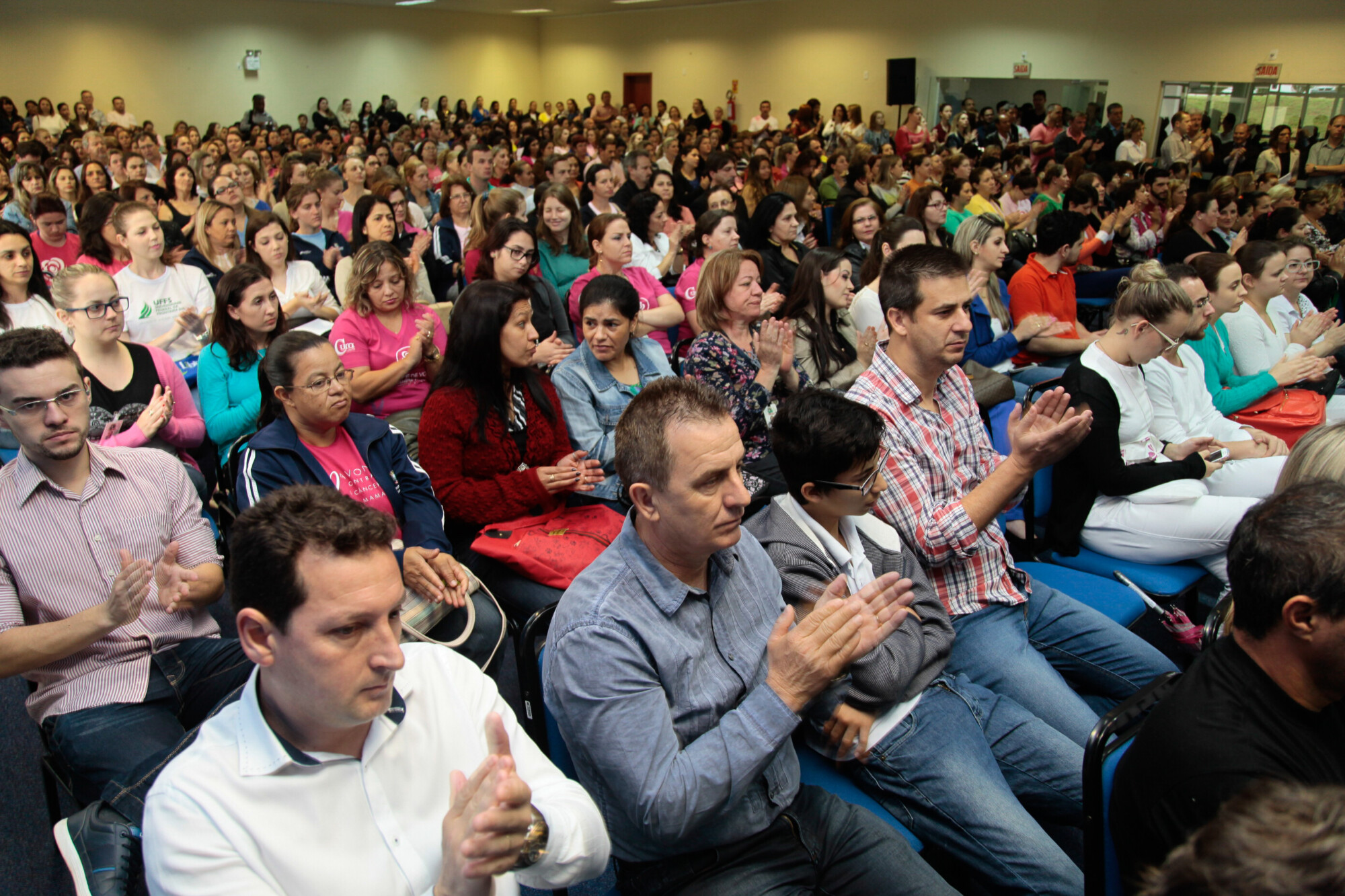 Público compareceu ao evento em grande número. Foto: Miriam Zomer/Agência AL