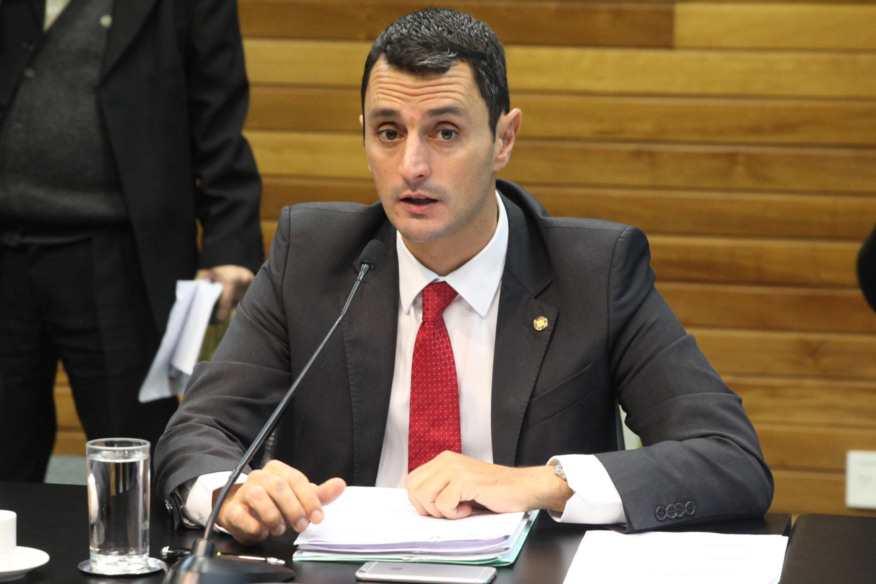 Deputado João Amin (PP). Reunião da Comissão de Constituição e Justiça. Foto: Fábio Queiroz / Agência AL