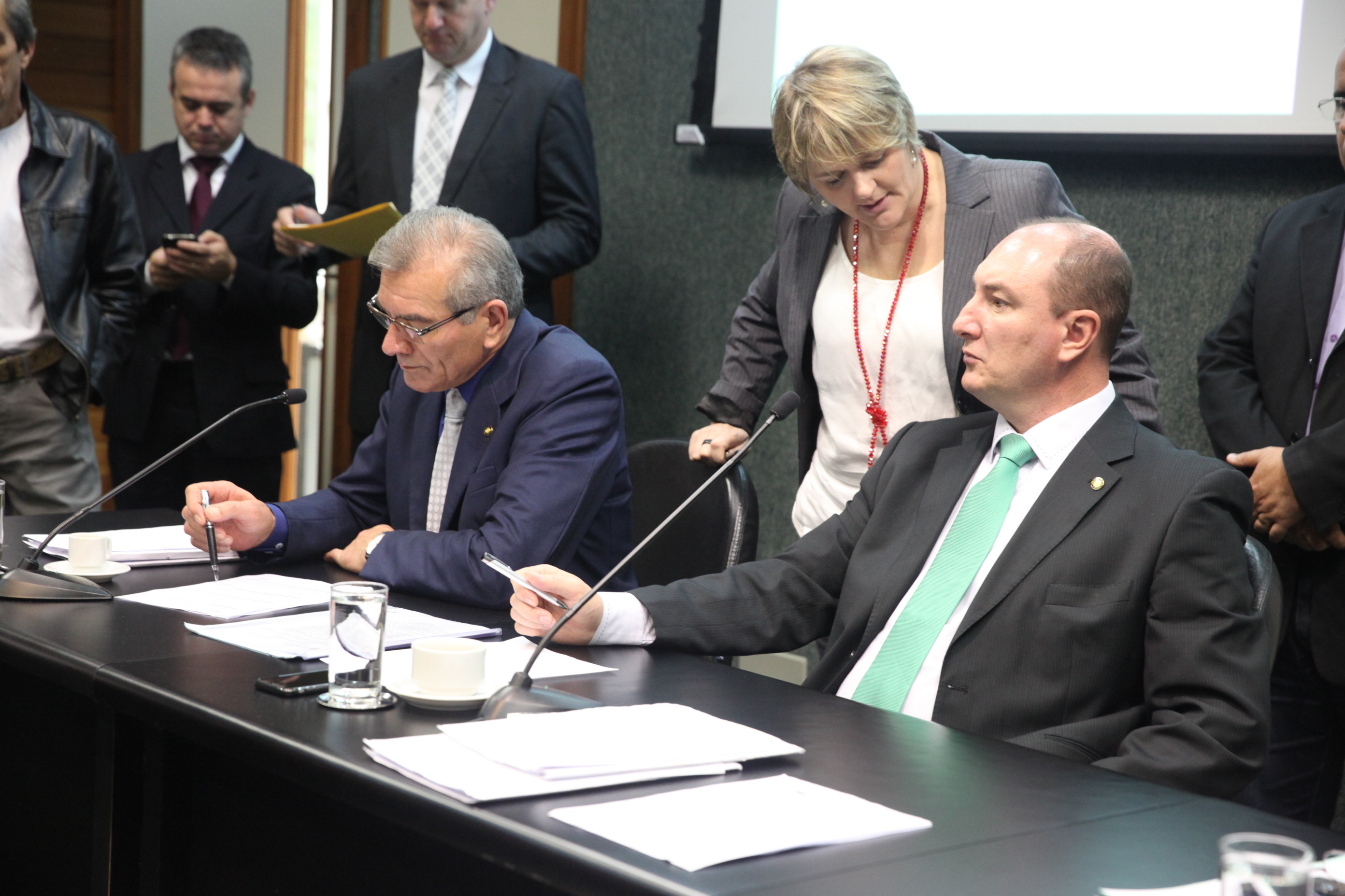 Reunião da Comissão de Constituição e Justiça. Foto: Fábio Queiroz / Agência AL