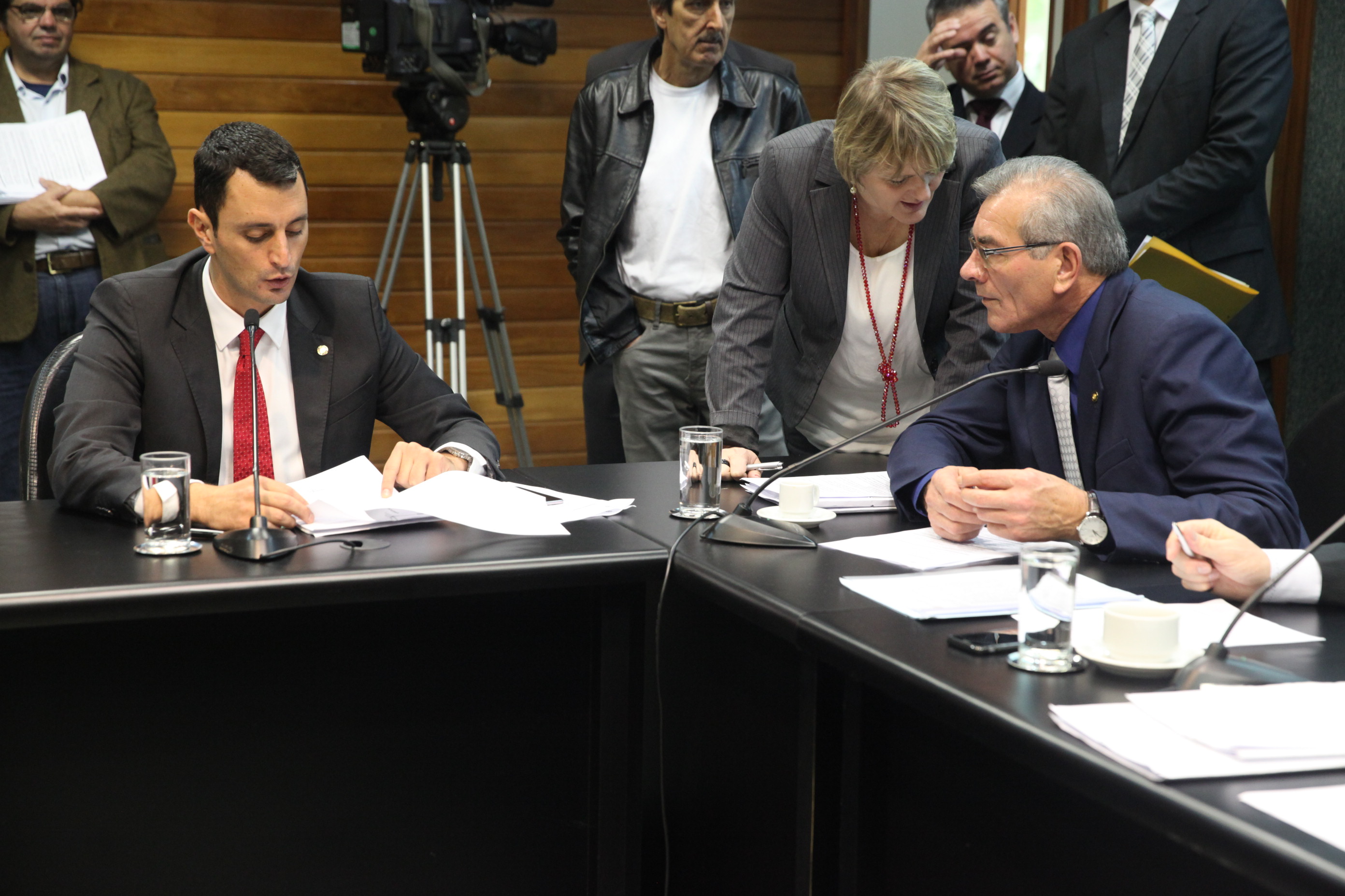 Reunião da Comissão de Constituição e Justiça. Foto: Fábio Queiroz / Agência AL