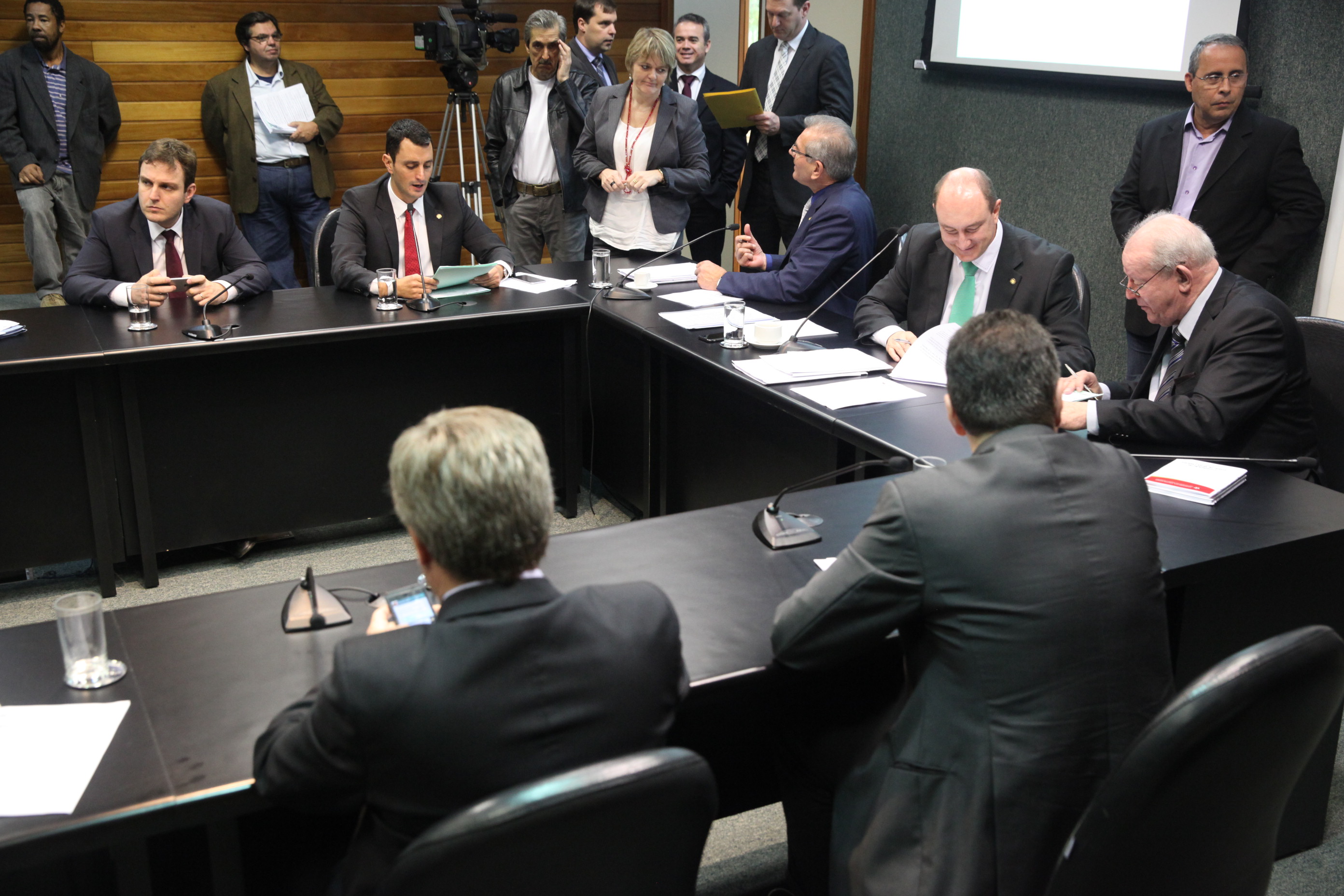Reunião da Comissão de Constituição e Justiça. Foto: Fábio Queiroz / Agência AL