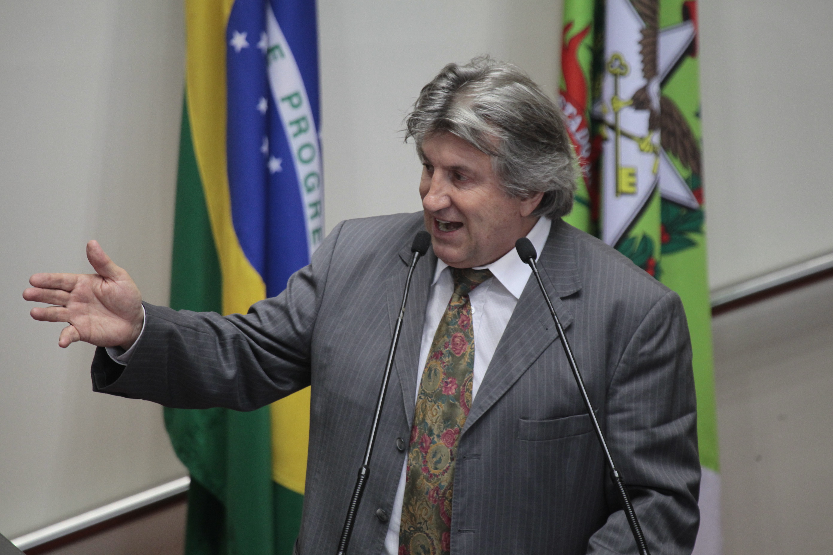 Sessão Ordinária - Plenário Osni Régis. Deputado Leonel Pavan (PSDB) - Foto: Miriam Zomer/Agência AL