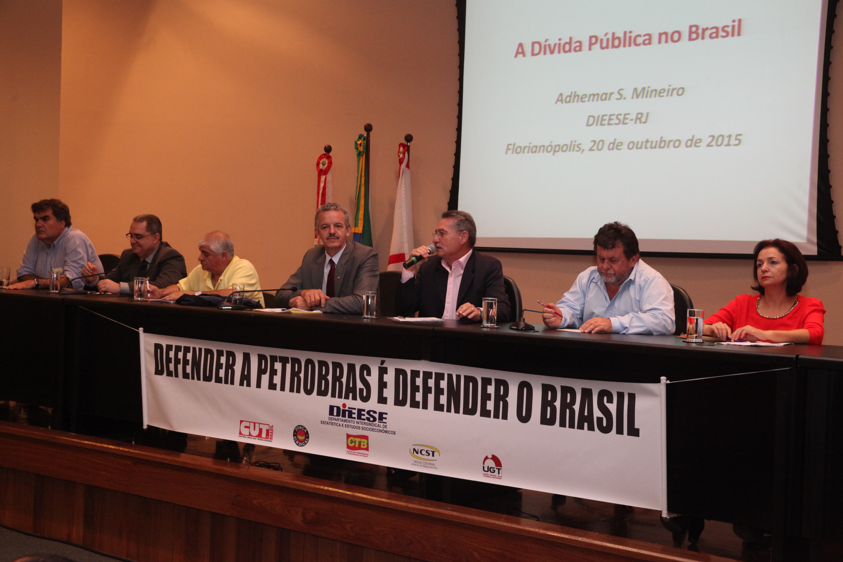 Seminário Dívida Pública. Foto: Fábio Queiroz / Agência AL