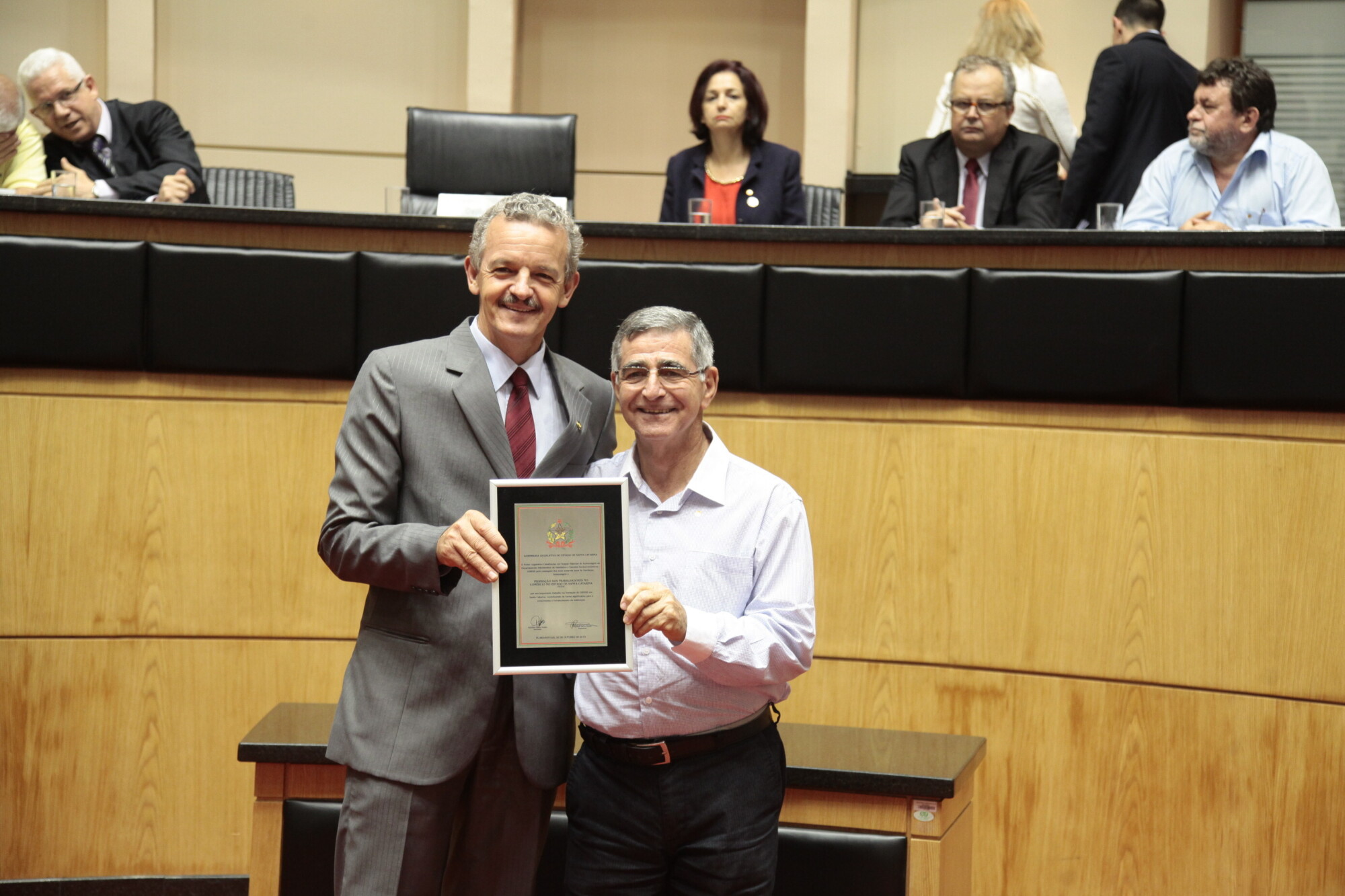 Deputado Dirceu Dresch e Francisco Alano