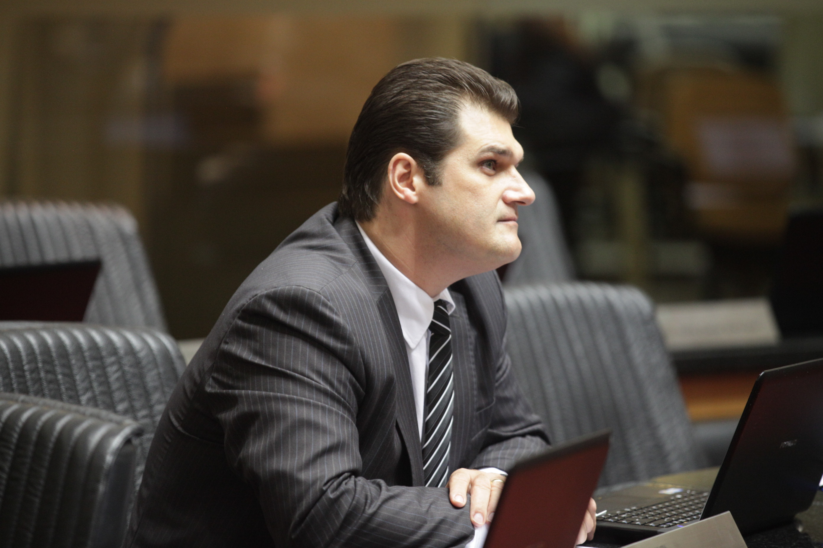 Sessão Ordinária. Deputado Claiton Salvaro (PSB) -  Foto: Solon Soares/Agência AL