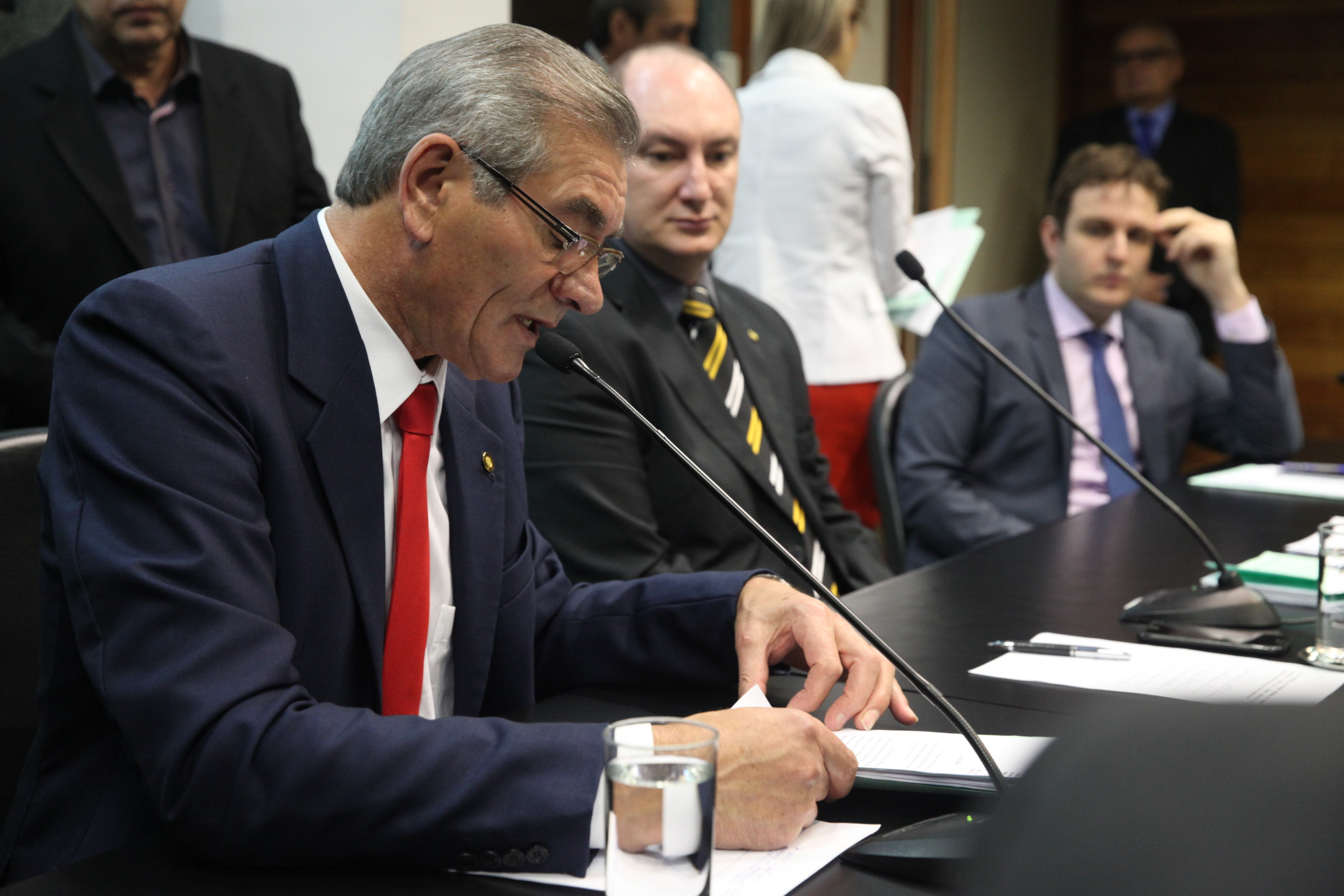 Reunião da Comissão de Constituição e Justiça. Foto: Fábio Queiroz / Agência AL