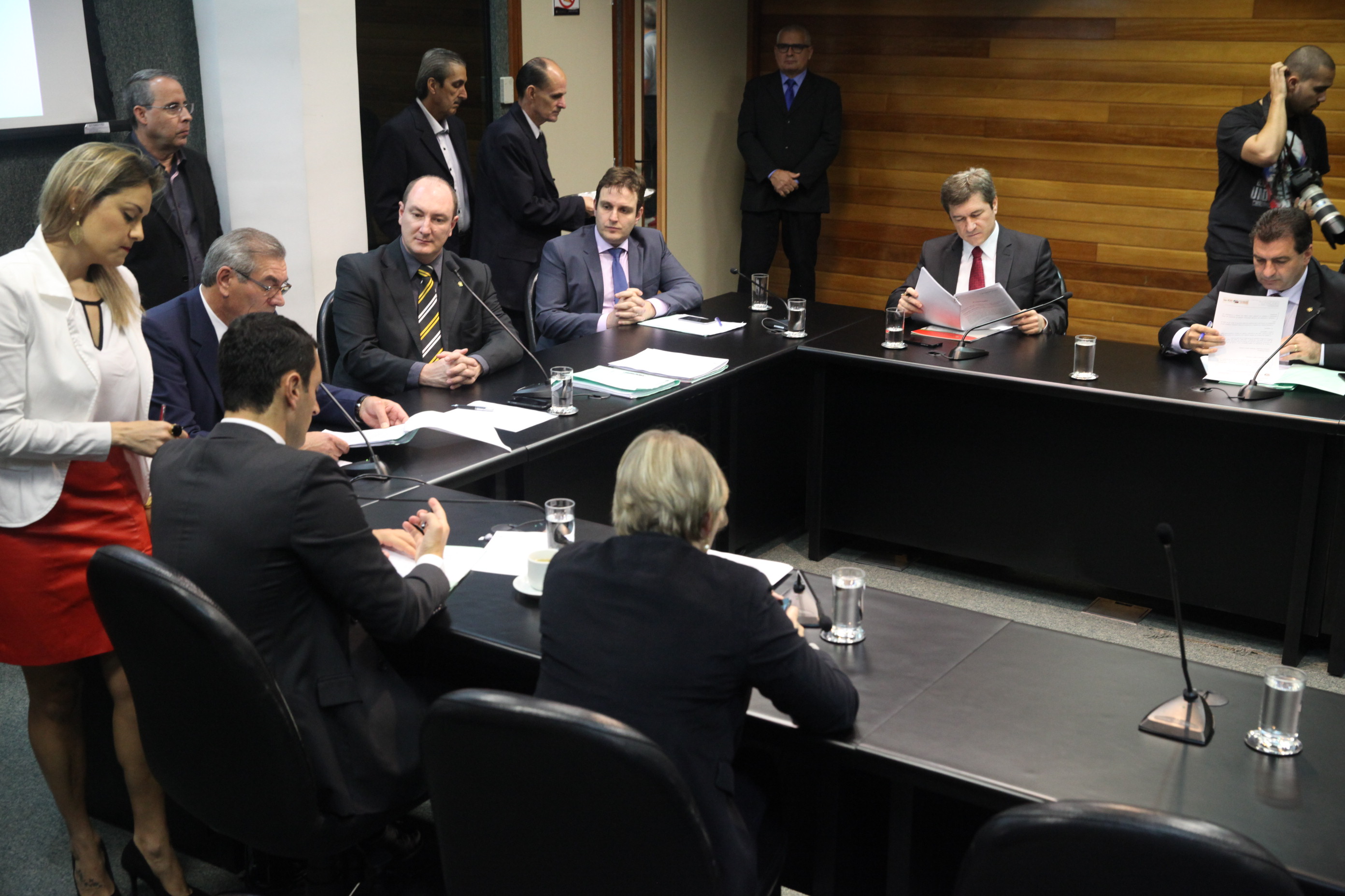 Reunião da Comissão de Constituição e Justiça. Foto: Fábio Queiroz / Agência AL