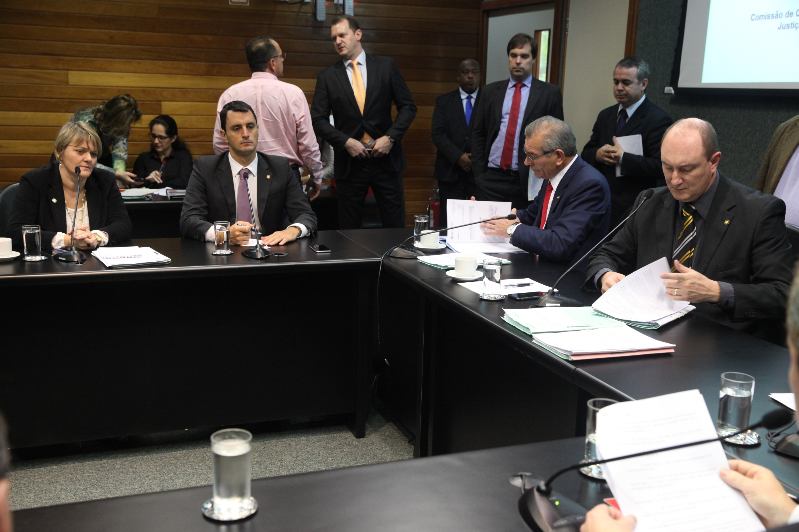 Reunião da Comissão de Constituição e Justiça. Foto: Fábio Queiroz / Agência AL