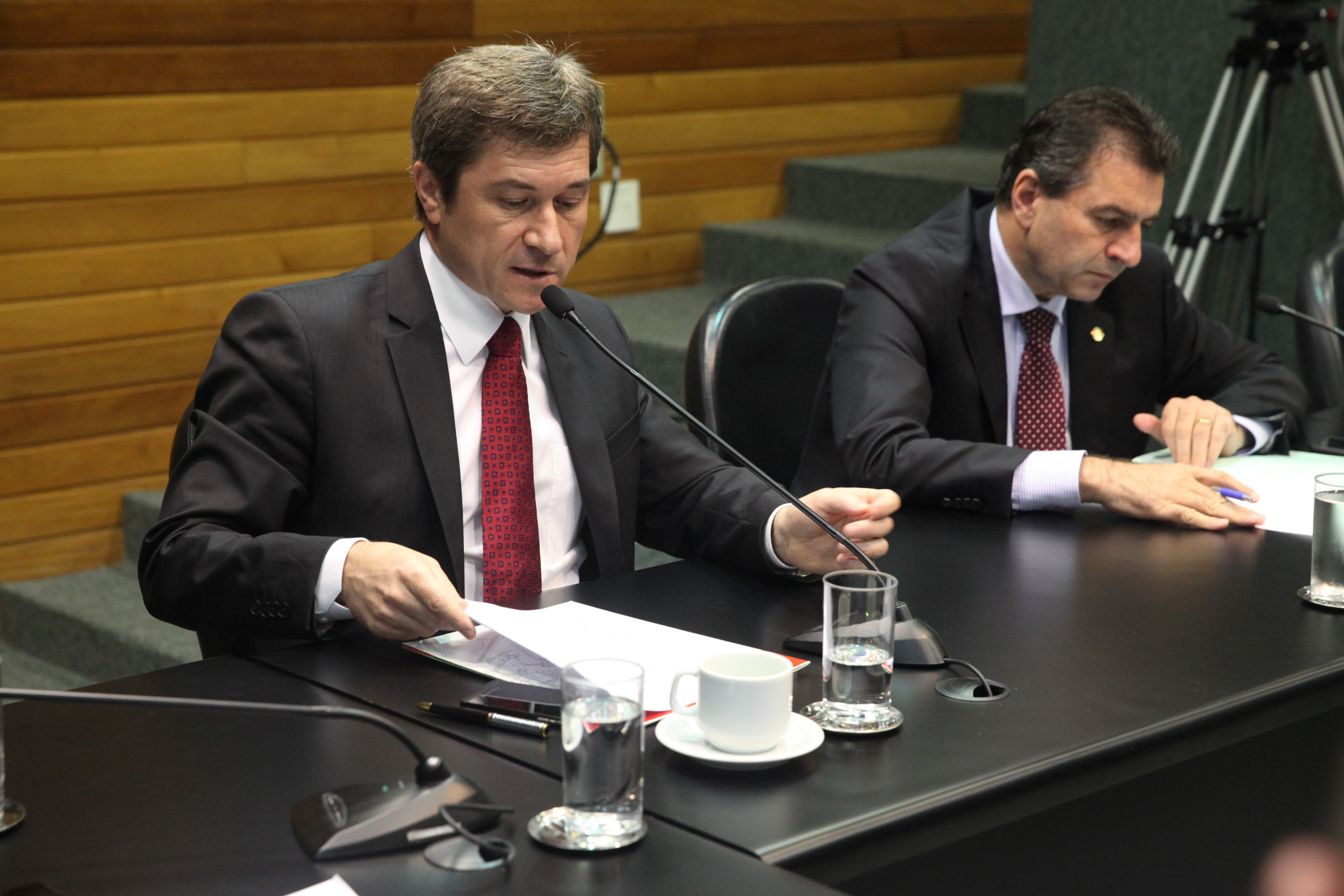 Reunião da Comissão de Constituição e Justiça. Foto: Fábio Queiroz / Agência AL