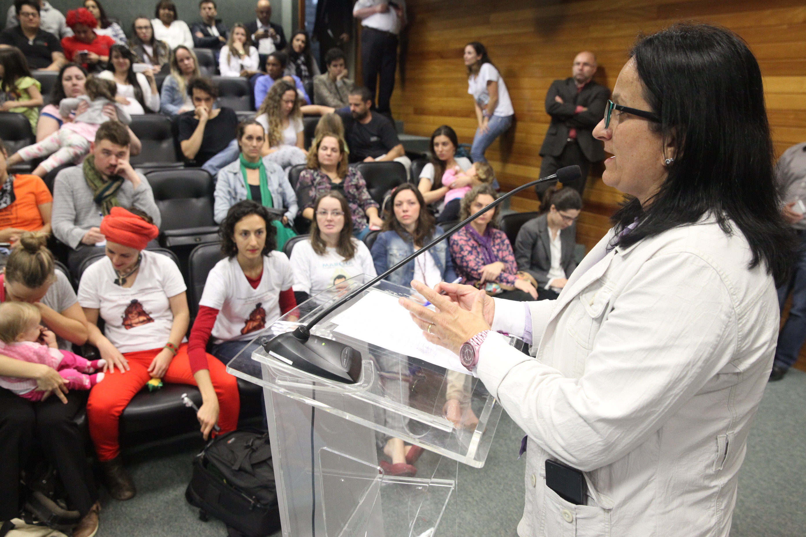 Zelia Ignaczuk Zeitamer. Reunião da Comissão de Saúde. Debate Sobre as Doulas. Foto: Fábio Queiroz / Agência AL