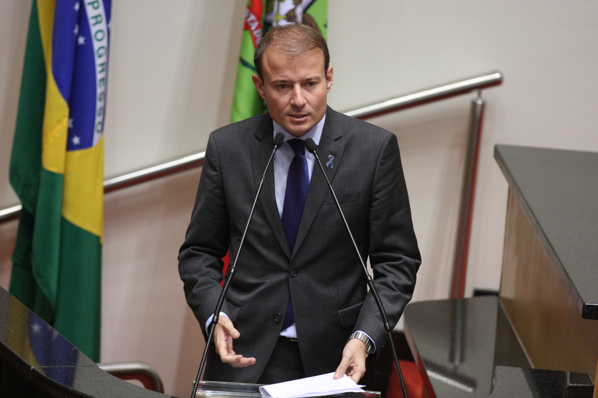 Sessão Ordinária. Deputado Gabriel Ribeiro (PSD). Foto: Yuri Santos / Agência AL