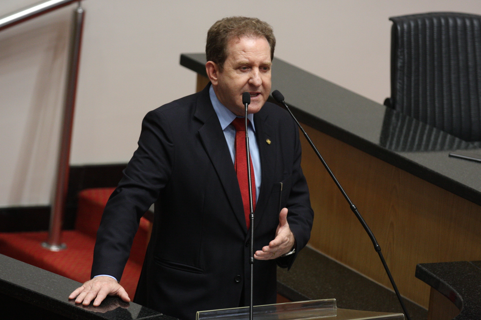 Sessão Ordinária. Deputado Valmir Comin (PP). Foto: Yuri Santos / Agência AL
