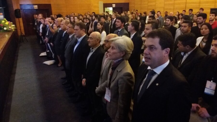 Deputado Rodrigo Minotto na conferência