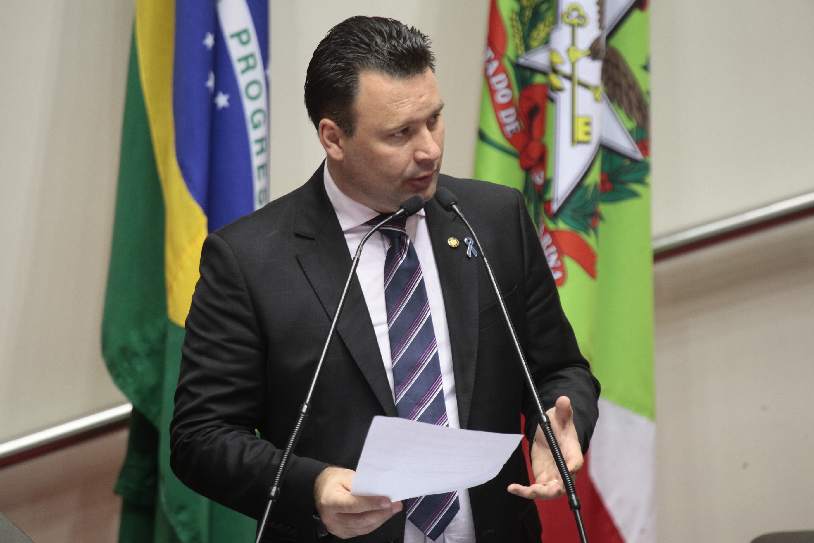 Sessão Ordinária. Deputado Julio Ronconi(PSB) - Foto: Miriam Zomer/Agência AL