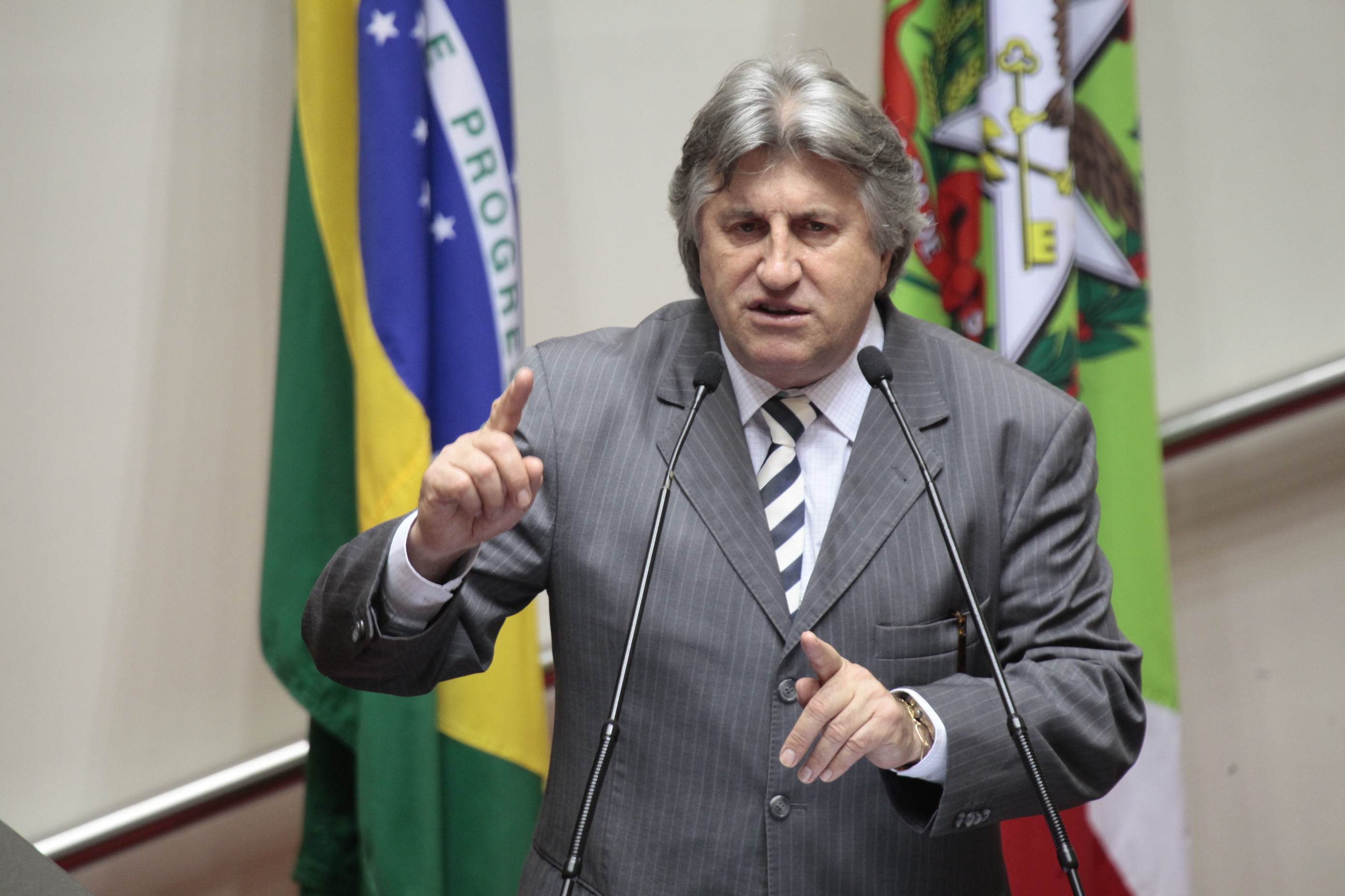 Sessão Ordinária. Deputado Leonel Pavan (PSDB) -  Foto: Miriam Zomer/Agência AL