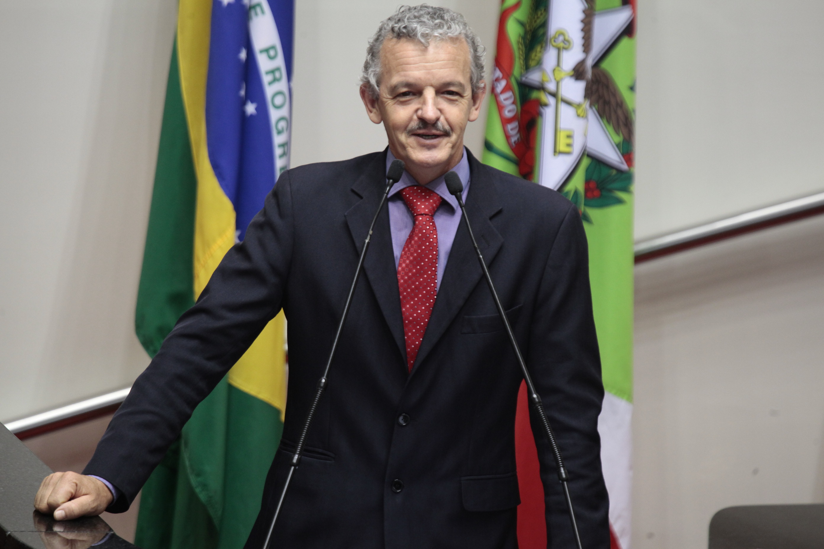 Sessão Ordinária. Deputado Dirceu Dresch (PT) -  Foto: Miriam Zomer/Agência AL
