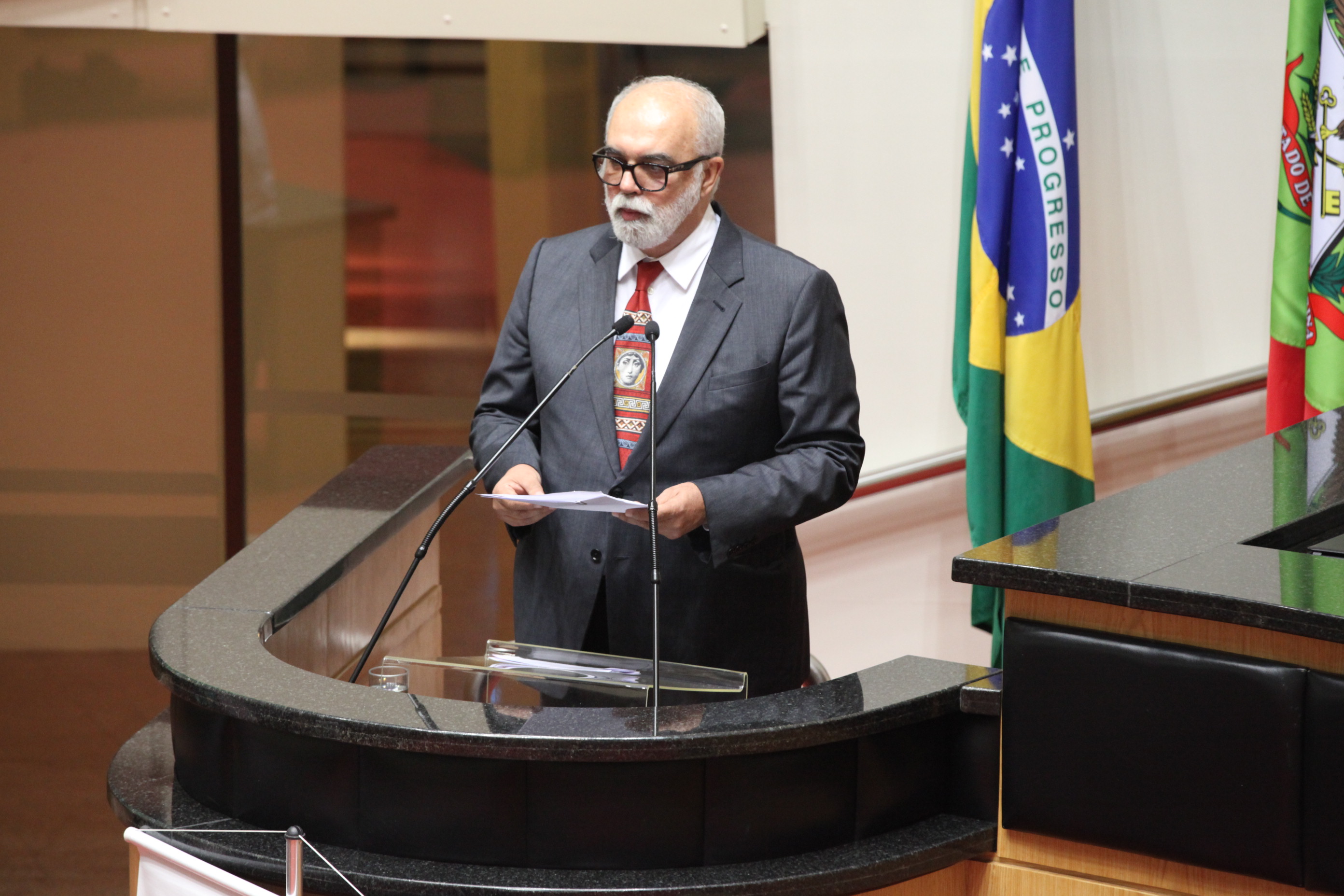 Roberto Costa. Sessão Especial em homenagem aos 10 anos da Associação Floripamanhã. Foto: Fábio Queiroz / Agência AL