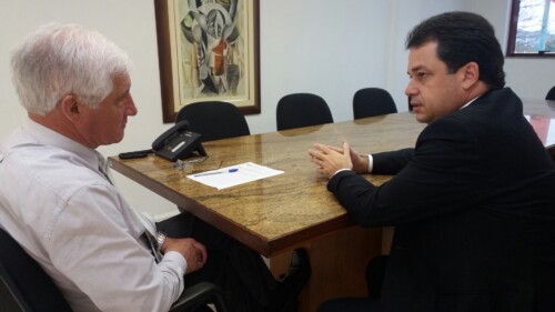 Deputado Rodrigo Minotto trata da liberação de recursos com secretário da Casa Civil