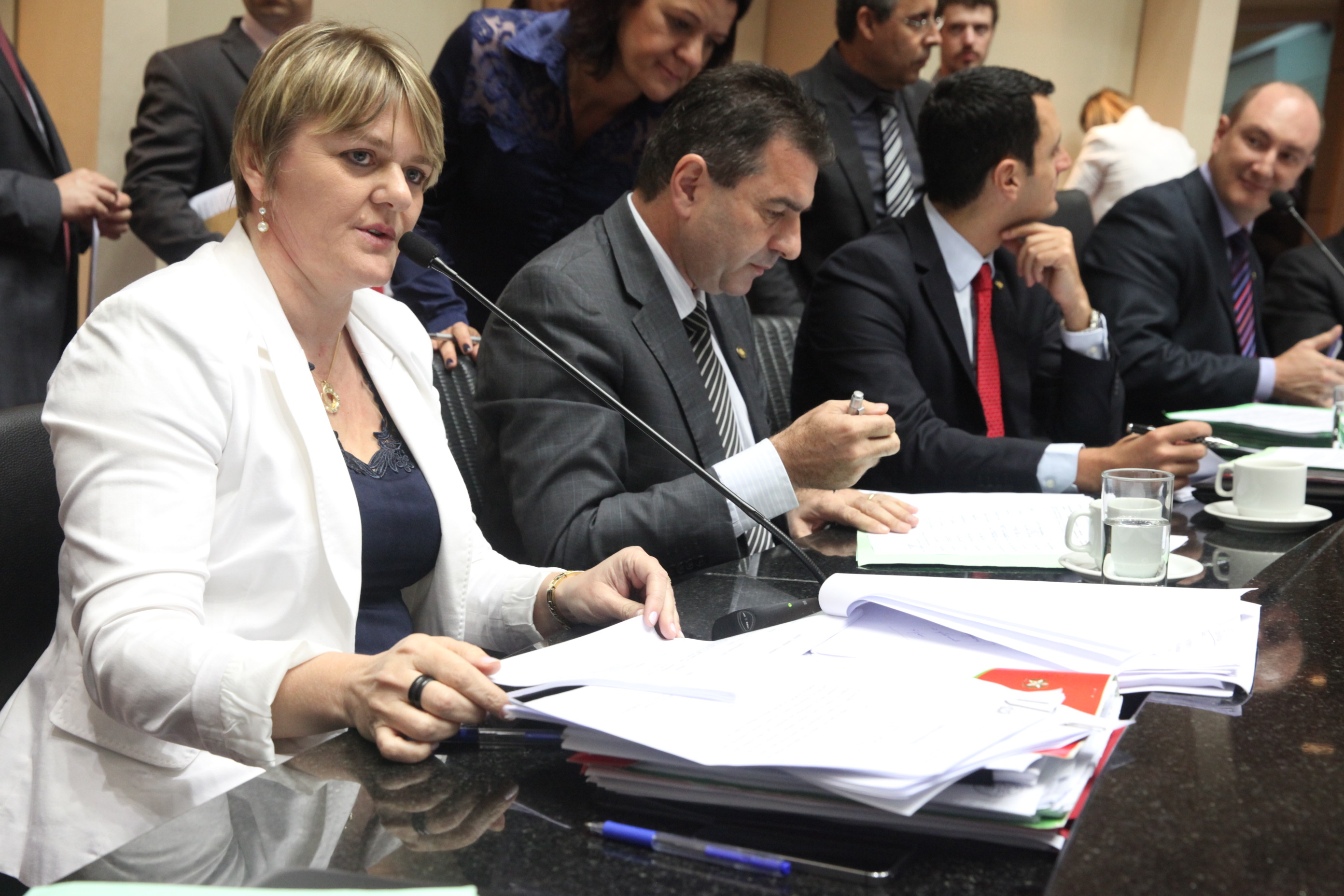 Reunião da Comissão de Constituição e Justiça. Foto: Fábio Queiroz / Agência AL