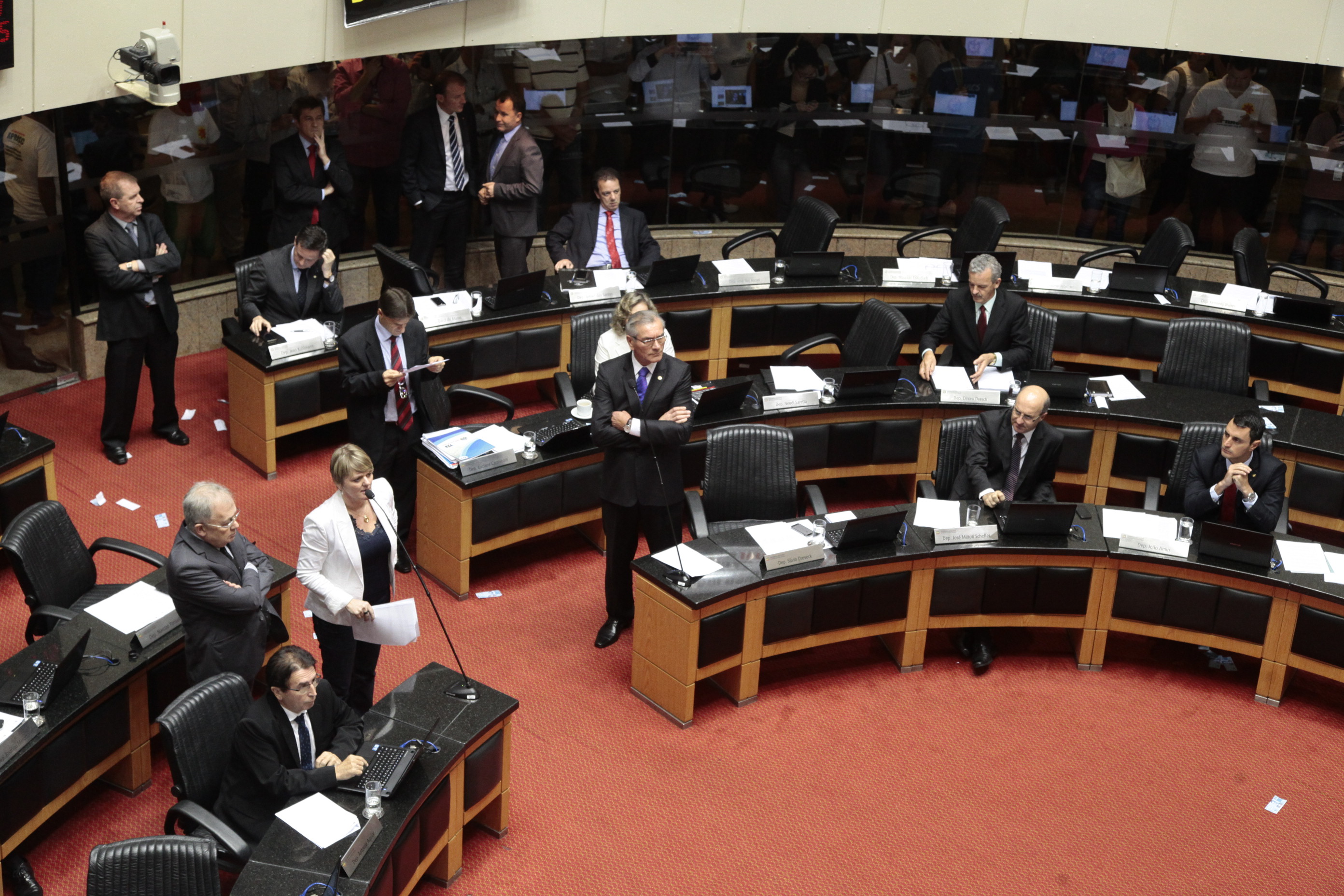 Sessão Ordinária da Assembleia Legislativa do Estado de Santa Catarina. Fotos: Miriam Zomer/Agência AL
