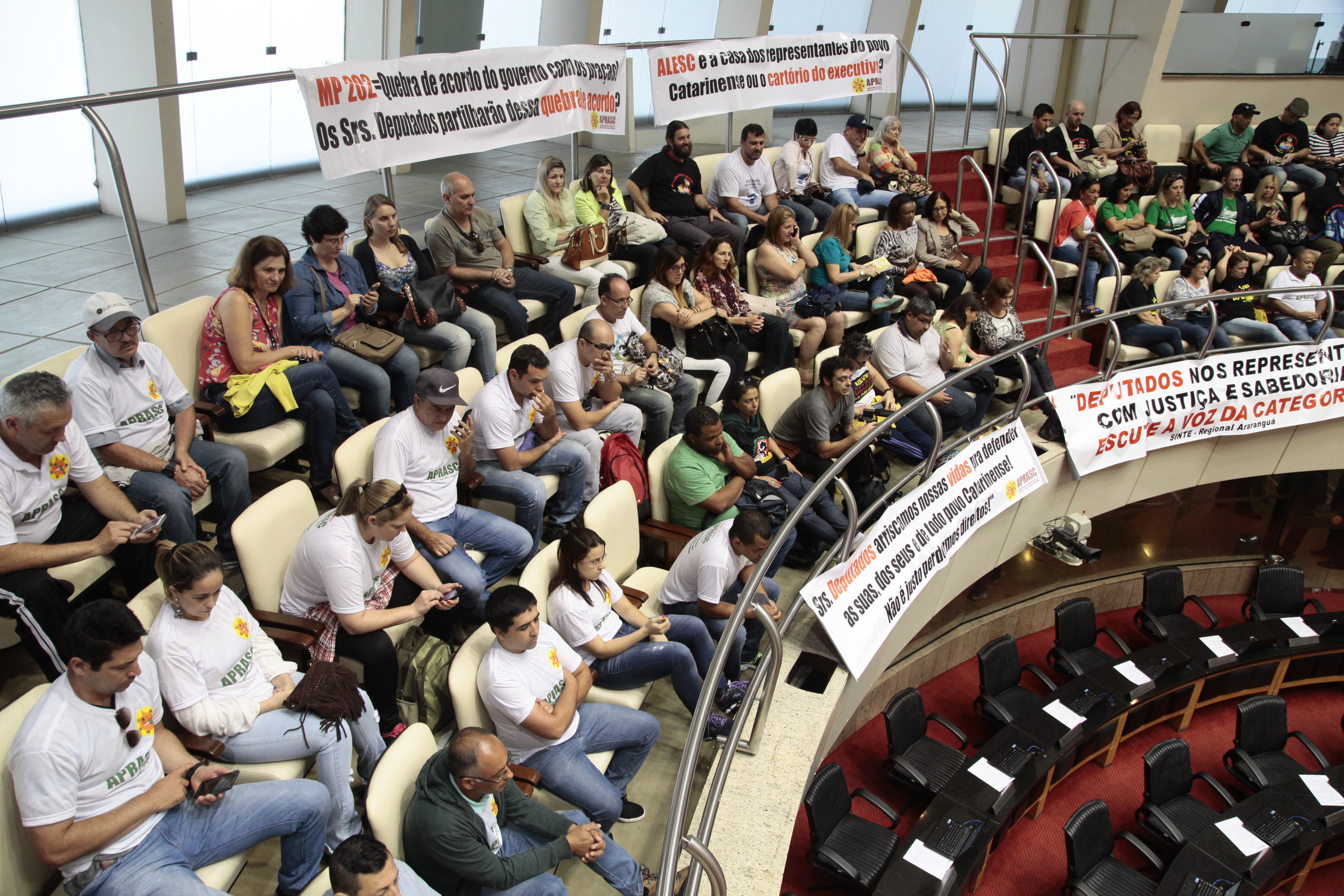 Sessão Ordinária da Assembleia Legislativa do Estado de Santa Catarina. Fotos: Miriam Zomer/Agência AL