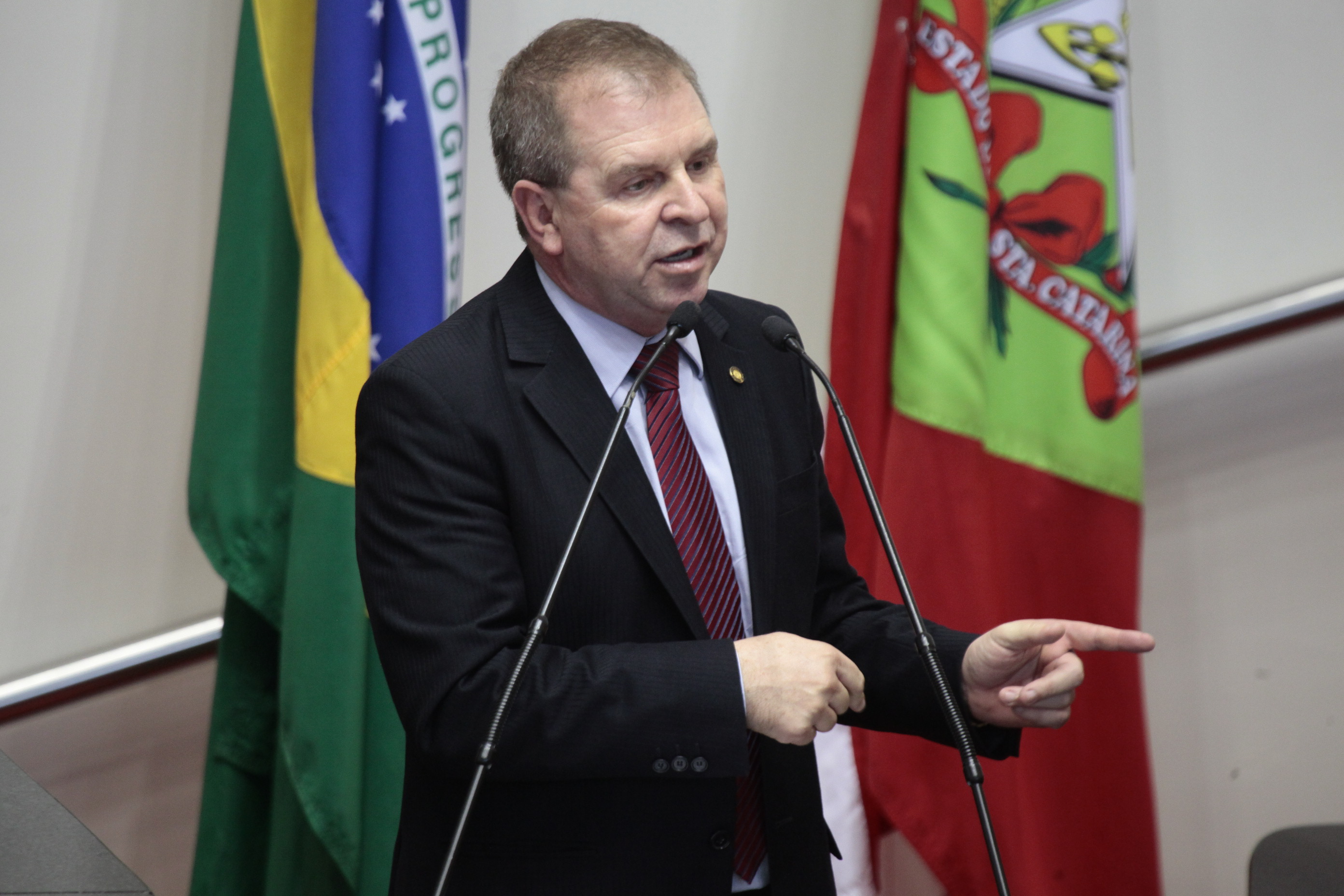 Sessão Ordinária. Deputado Maurício Eskudlark (PSD) -  Foto: Miriam Zomer / Agência AL