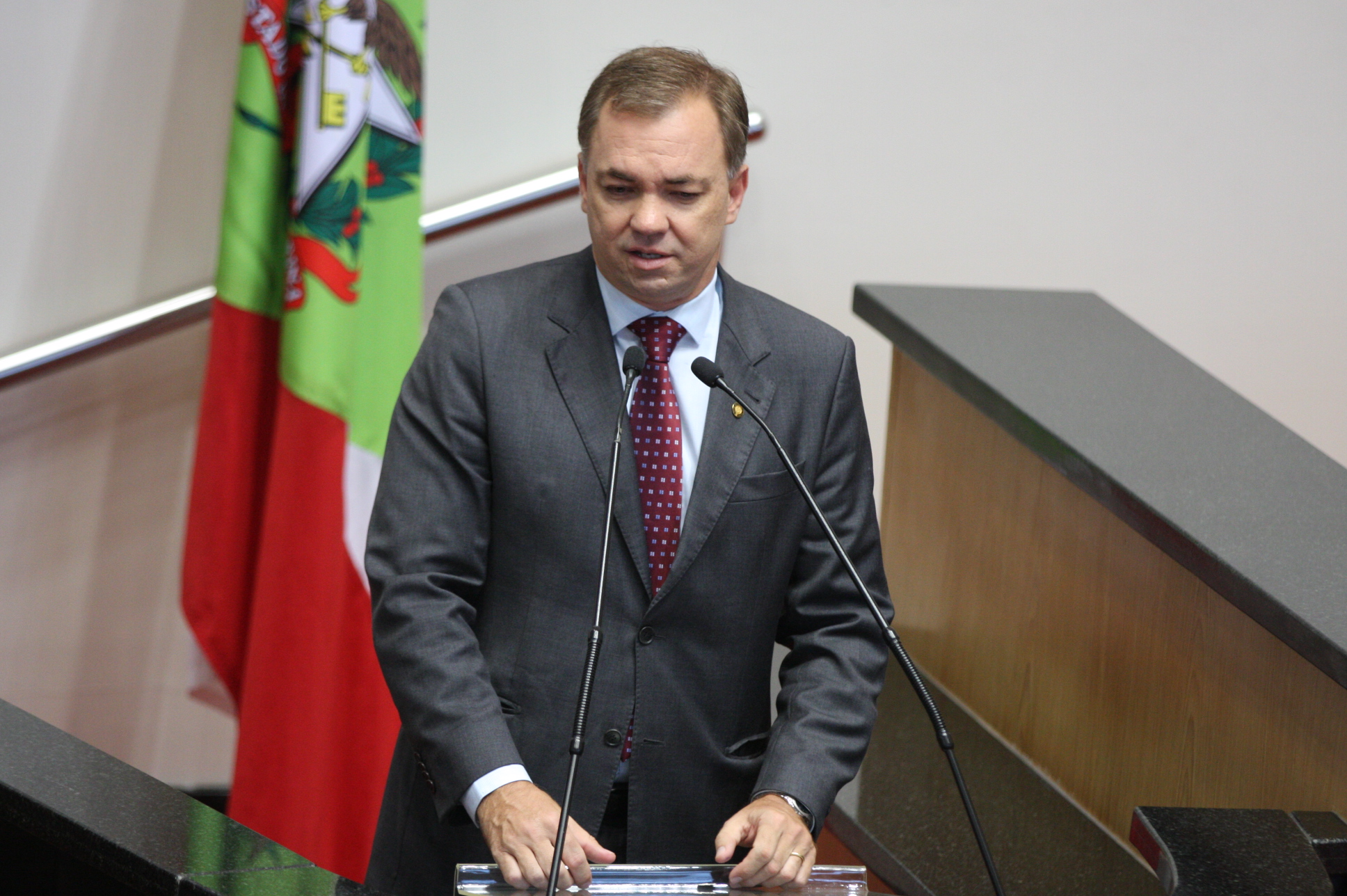 Sessão Ordinária. Deputado Gean Loureiro (PMDB). Foto: Yuri Santos / Agência AL