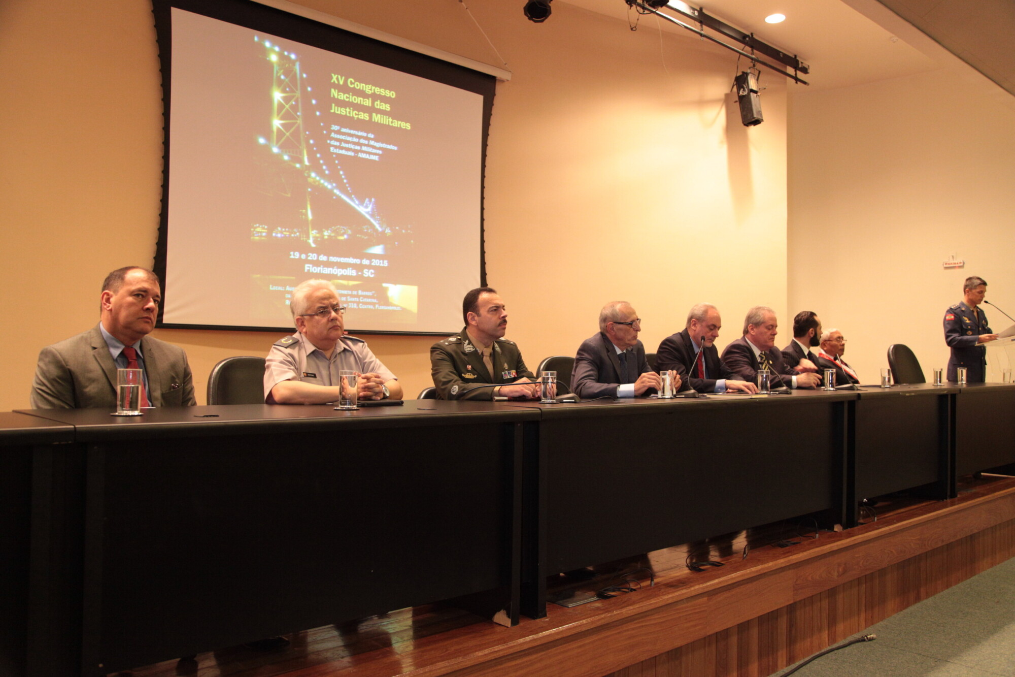 Assembleia sedia XV Congresso Nacional das Justiças Militares