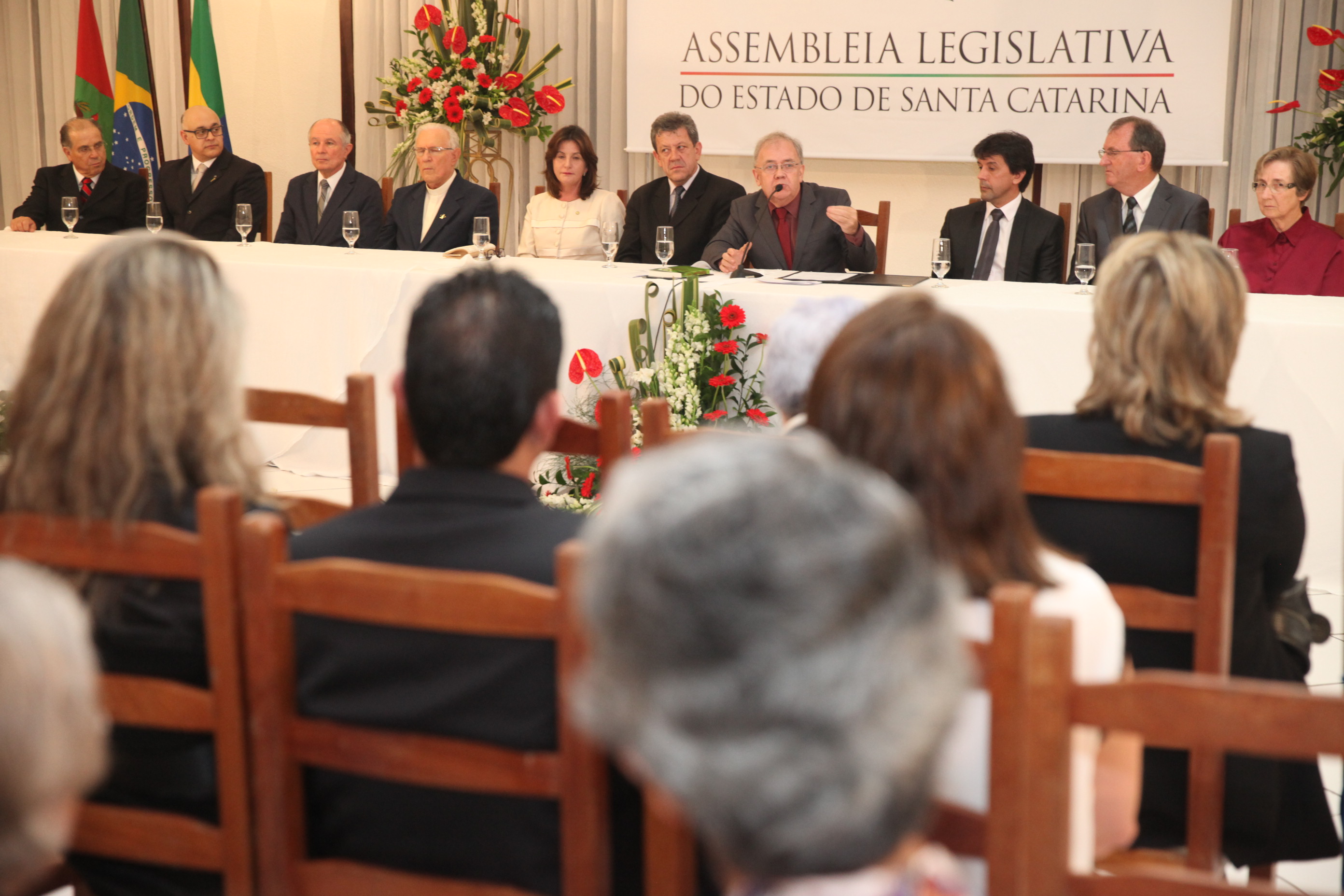 Sessão Especial em homenagem à passagem dos 100 anos do Hospital Nossa Senhora dos Prazeres em Lages. Foto: Fábio Queiroz / Agência AL