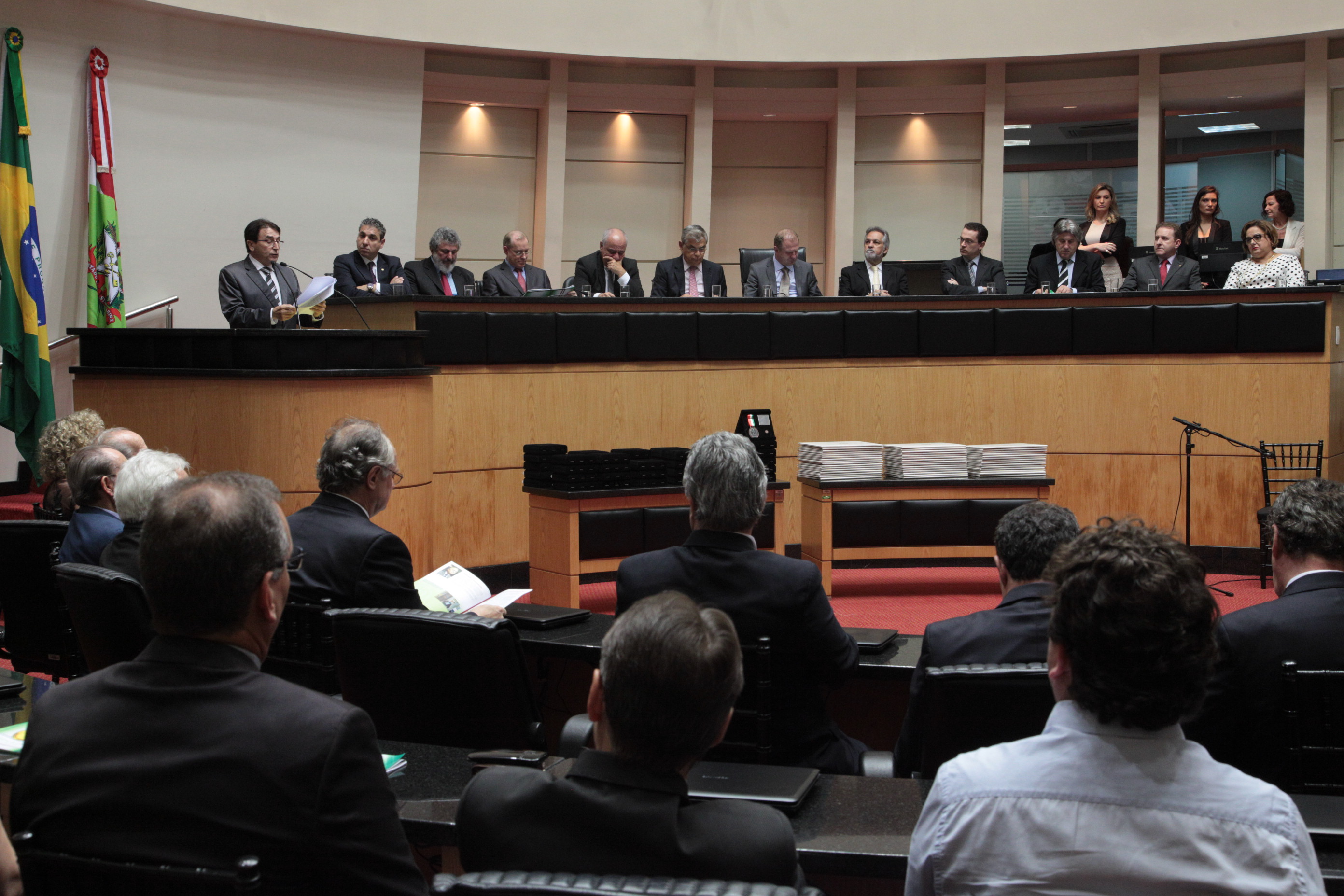 Sessão Solene de Concessão da Comenda do Legislativo Catarinense. Foto: Solon Soares/Agência AL