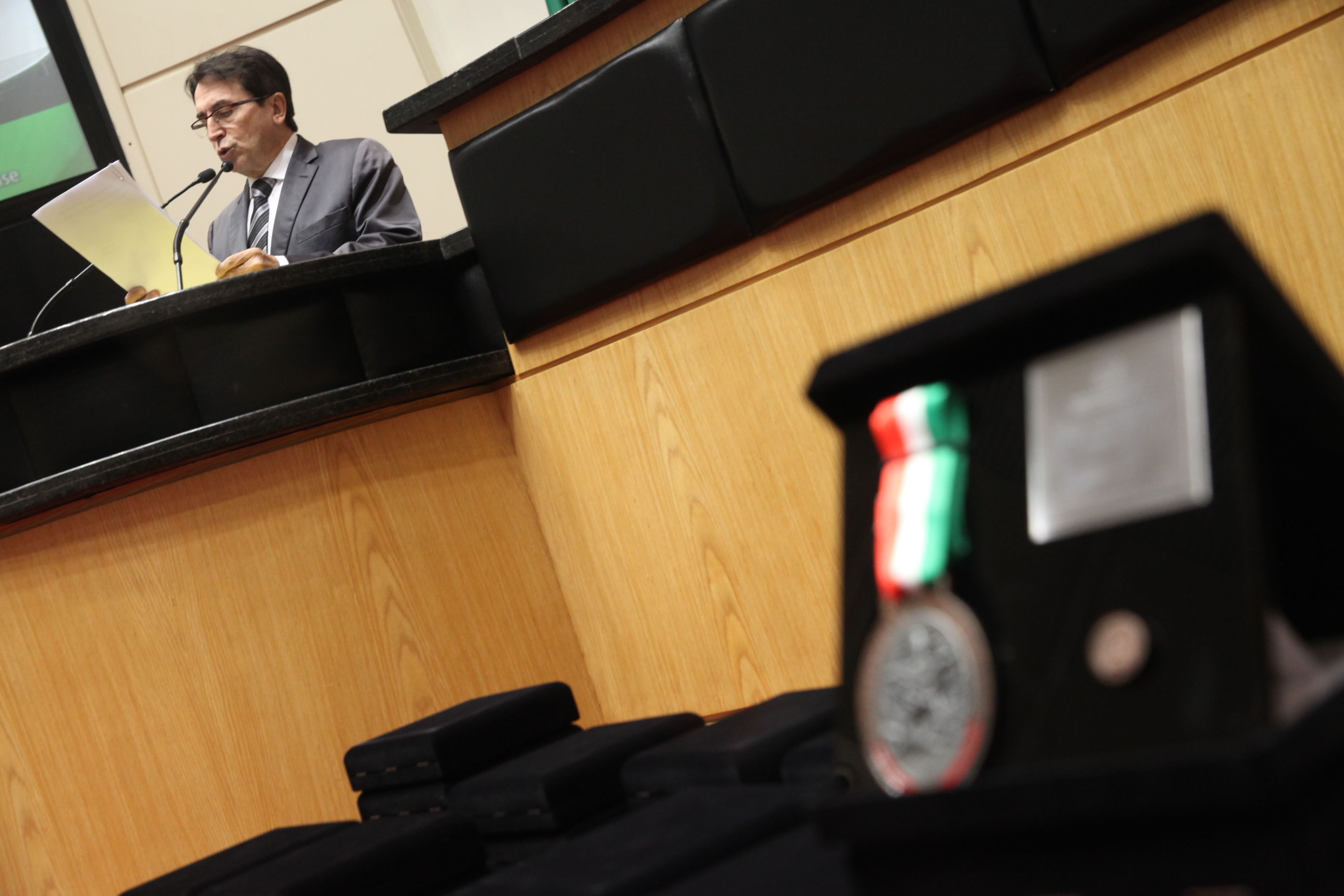 Sessão Solene de Concessão da Comenda do Legislativo Catarinense. Foto: Fábio Queiroz/Agência AL