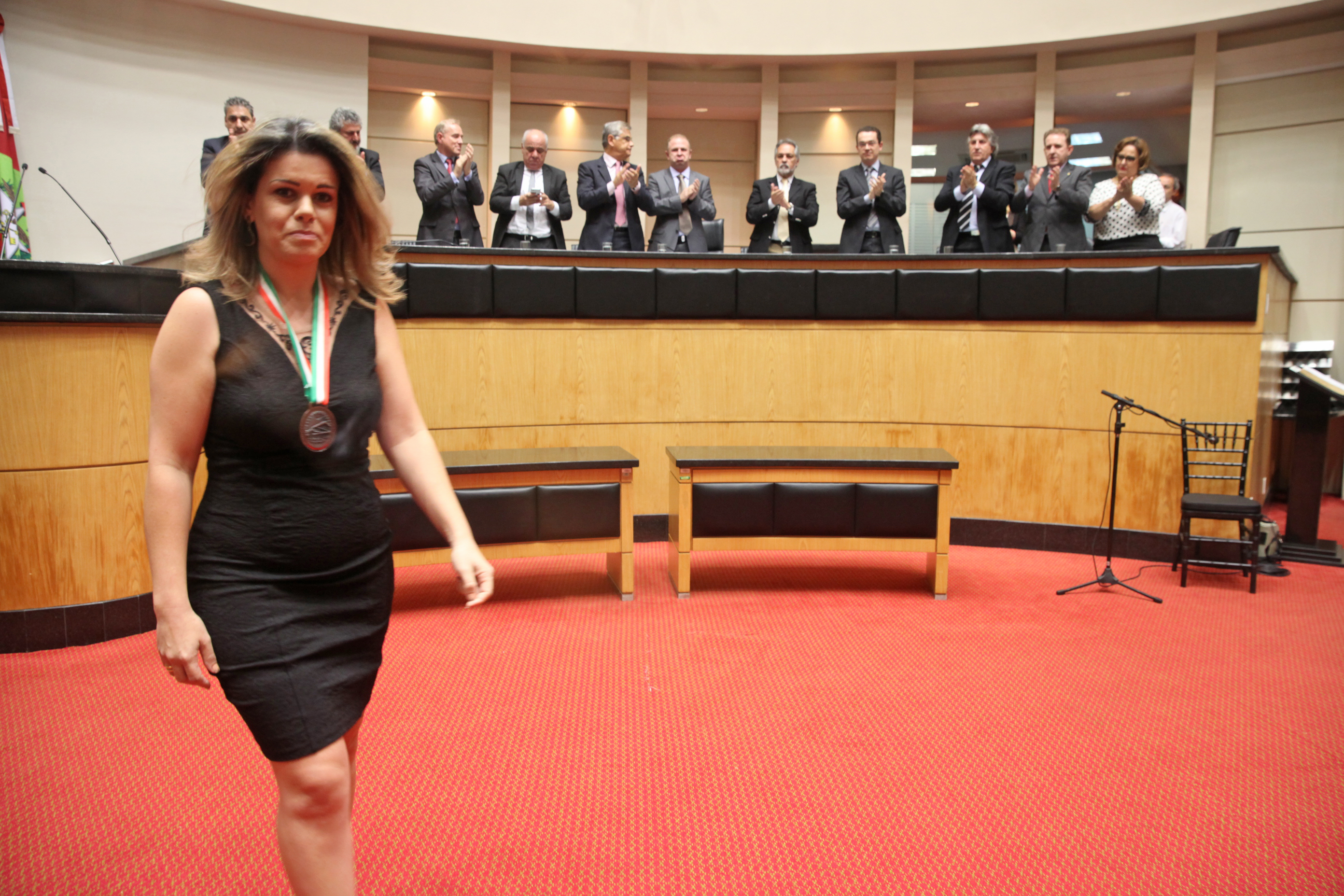Sessão Solene de Concessão da Comenda do Legislativo Catarinense. Foto: Fábio Queiroz/Agência AL