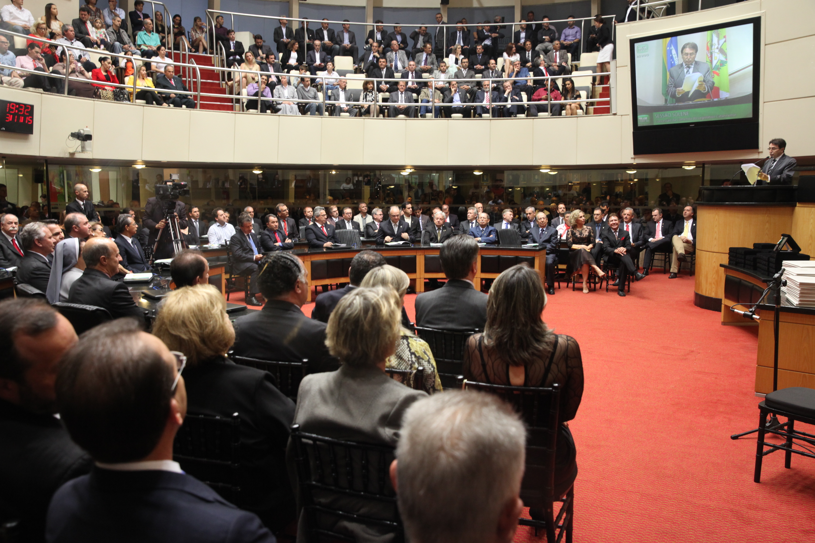 Sessão Solene de Concessão da Comenda do Legislativo Catarinense. Foto: Fábio Queiroz/Agência AL